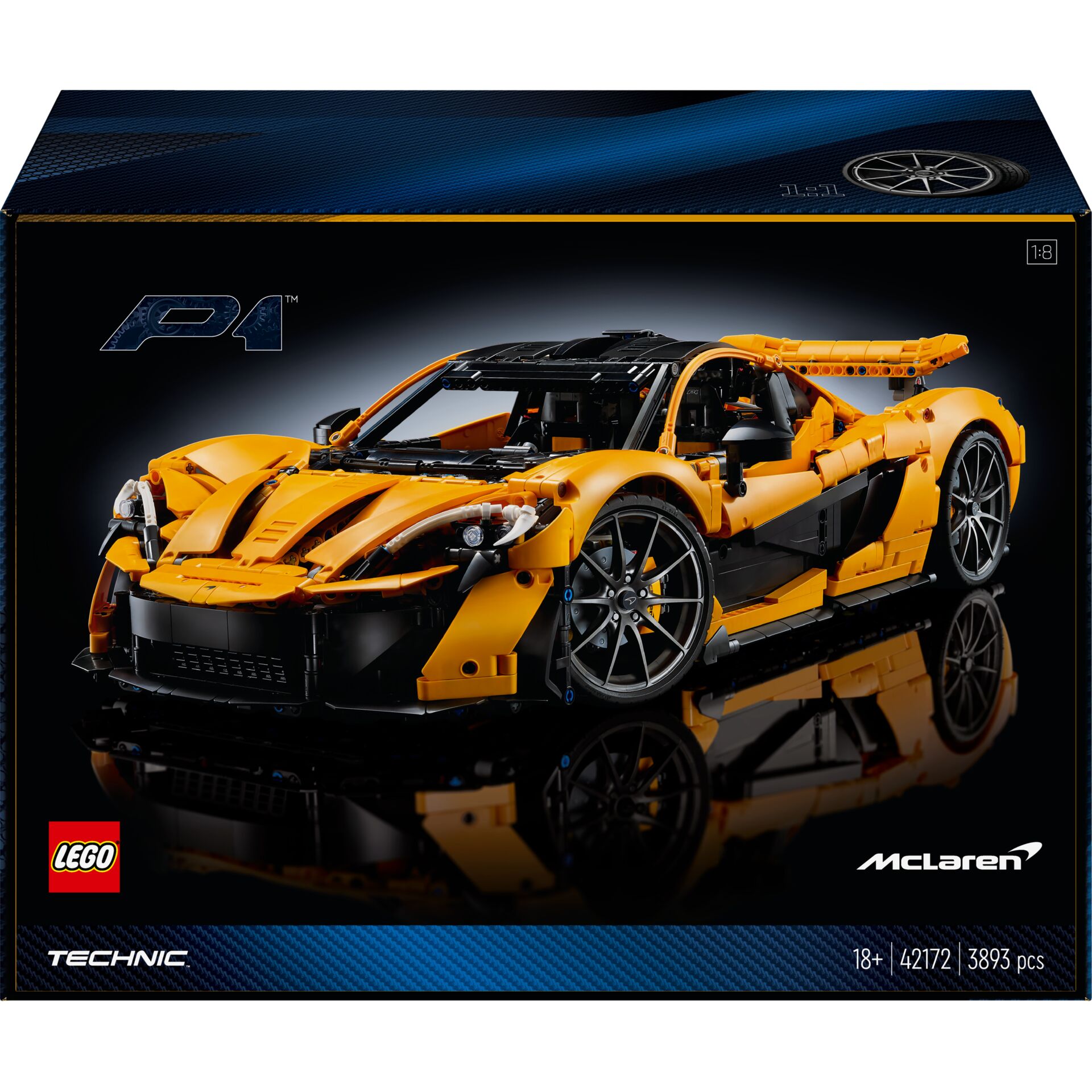 LEGO, Technic, Sportwagen, Gelb, McLaren