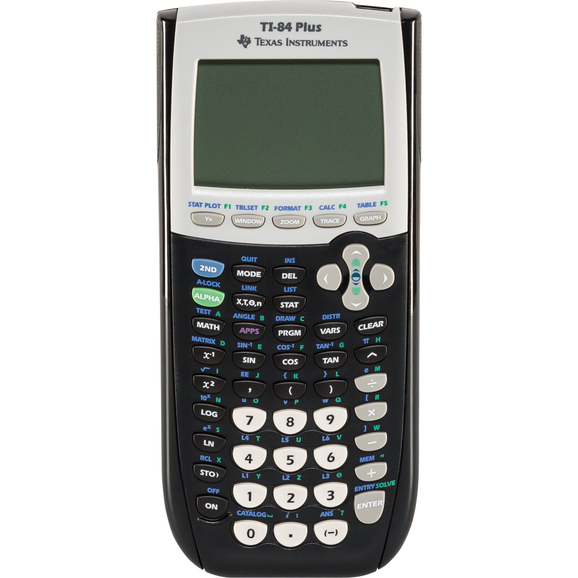 Graphing-Taschenrechner, TI-84 Plus, Texas Instruments, Numerische Tastatur, LCD-Anzeige