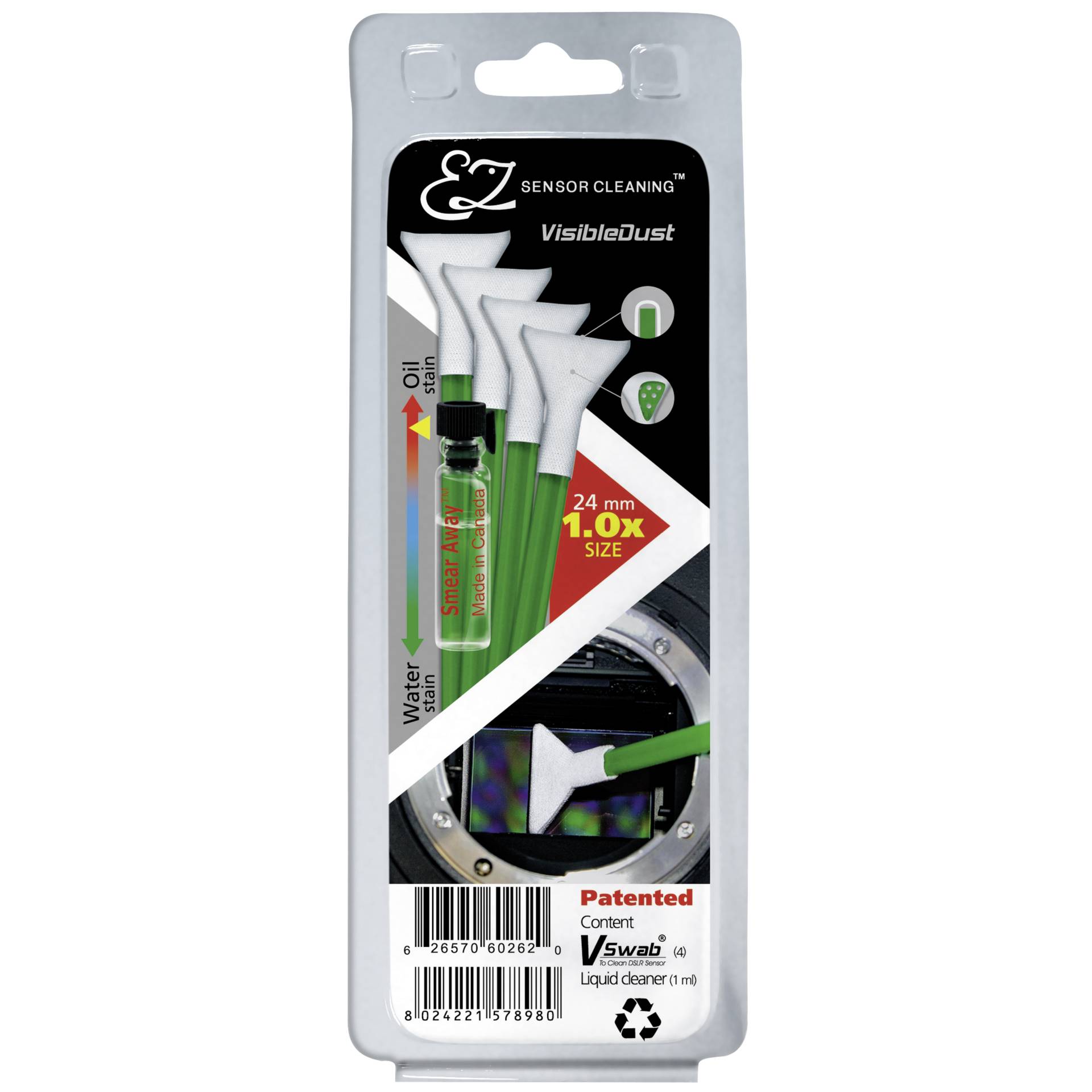 Visible Dust EZ Kit  Smear Away 1.0 green