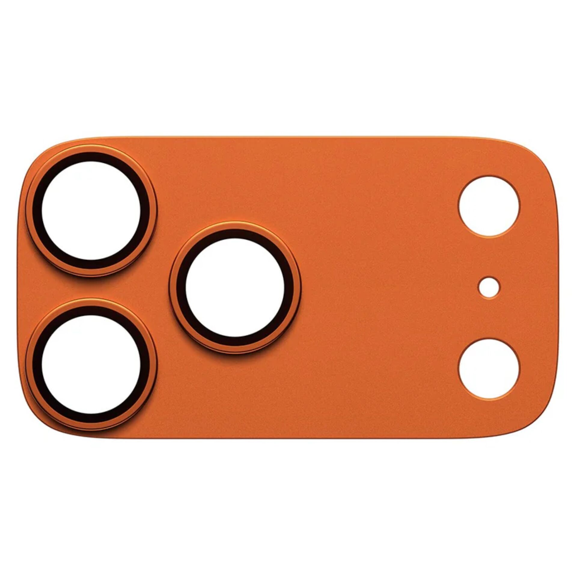 orange, kamera-modul, objektivgehäuse, dreifach-linse, aussparung-gehäuse