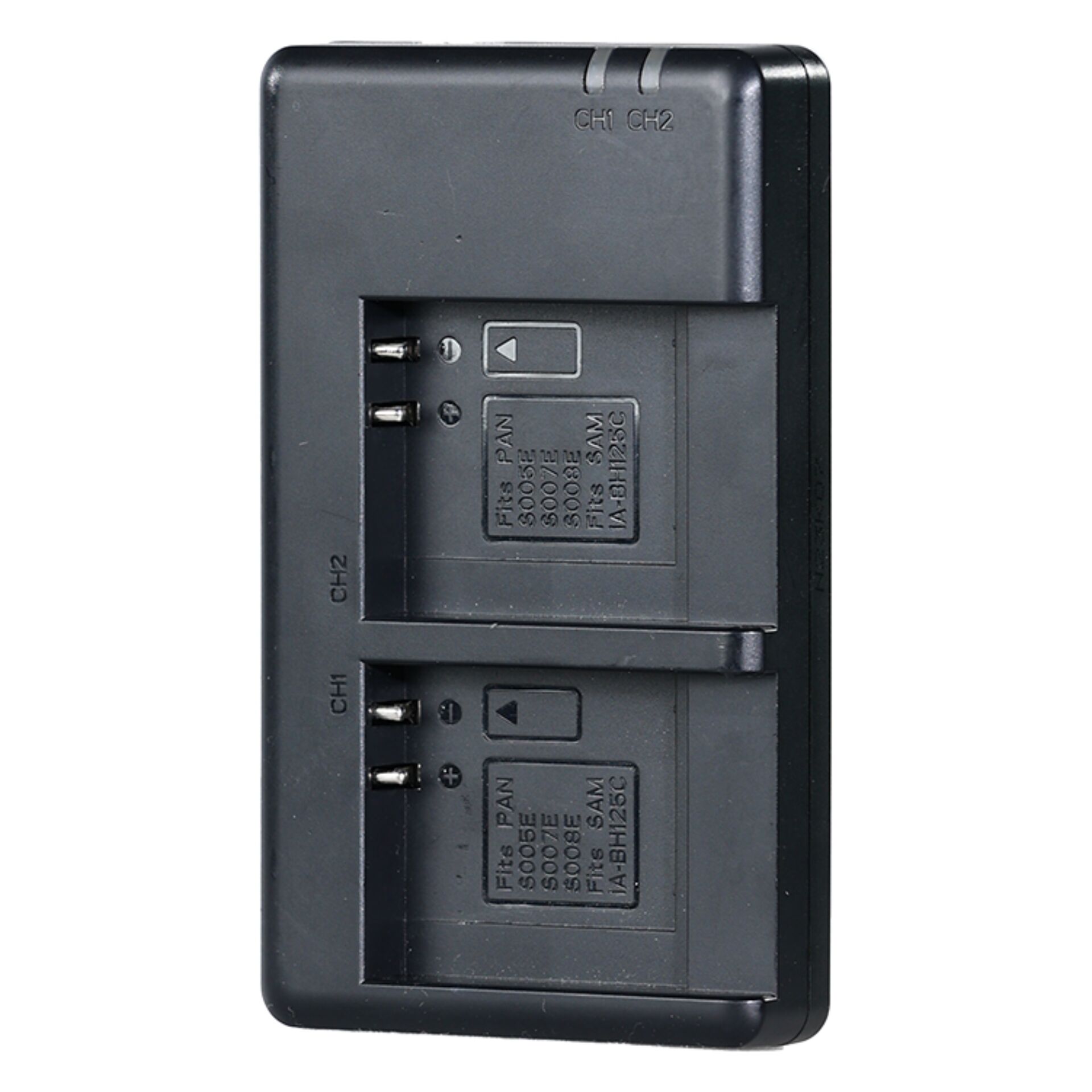 Dual Charger, Ladegerät, Schlitze, Portabel, Schwarz