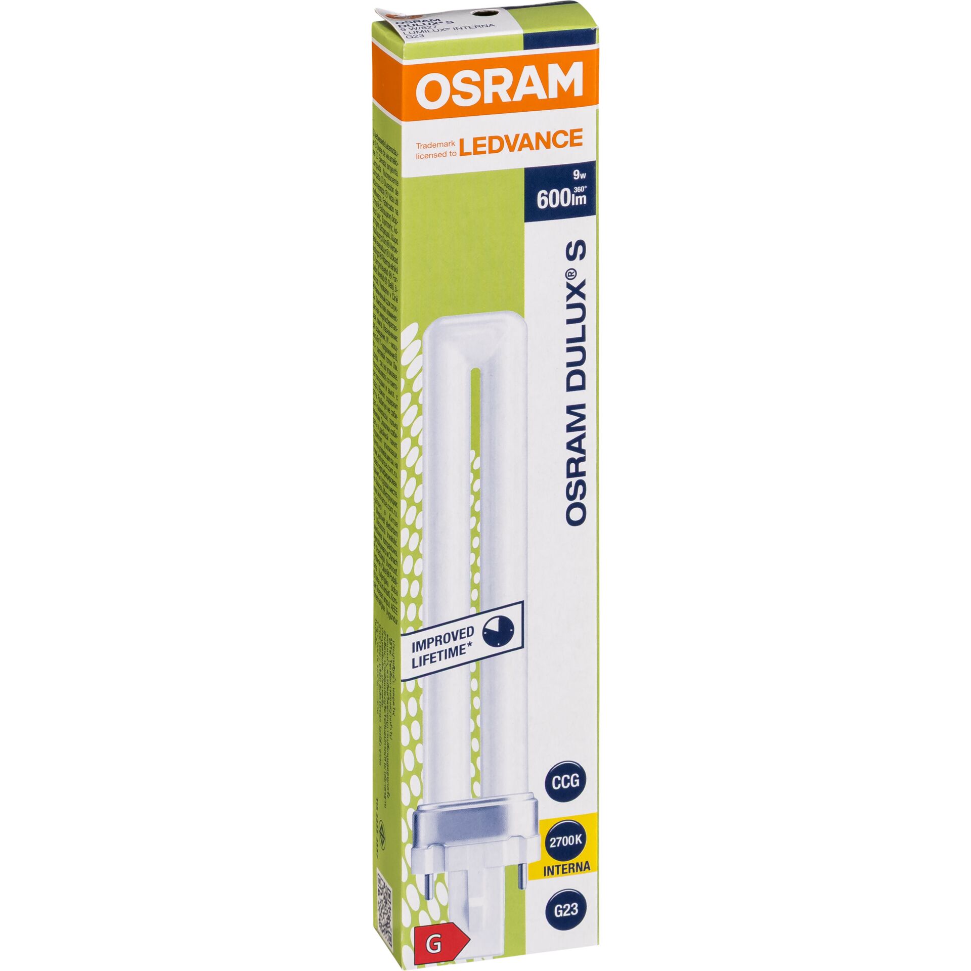 LED-Lampe, G9-Glühbirne, Osram, Dulux S, 2700K