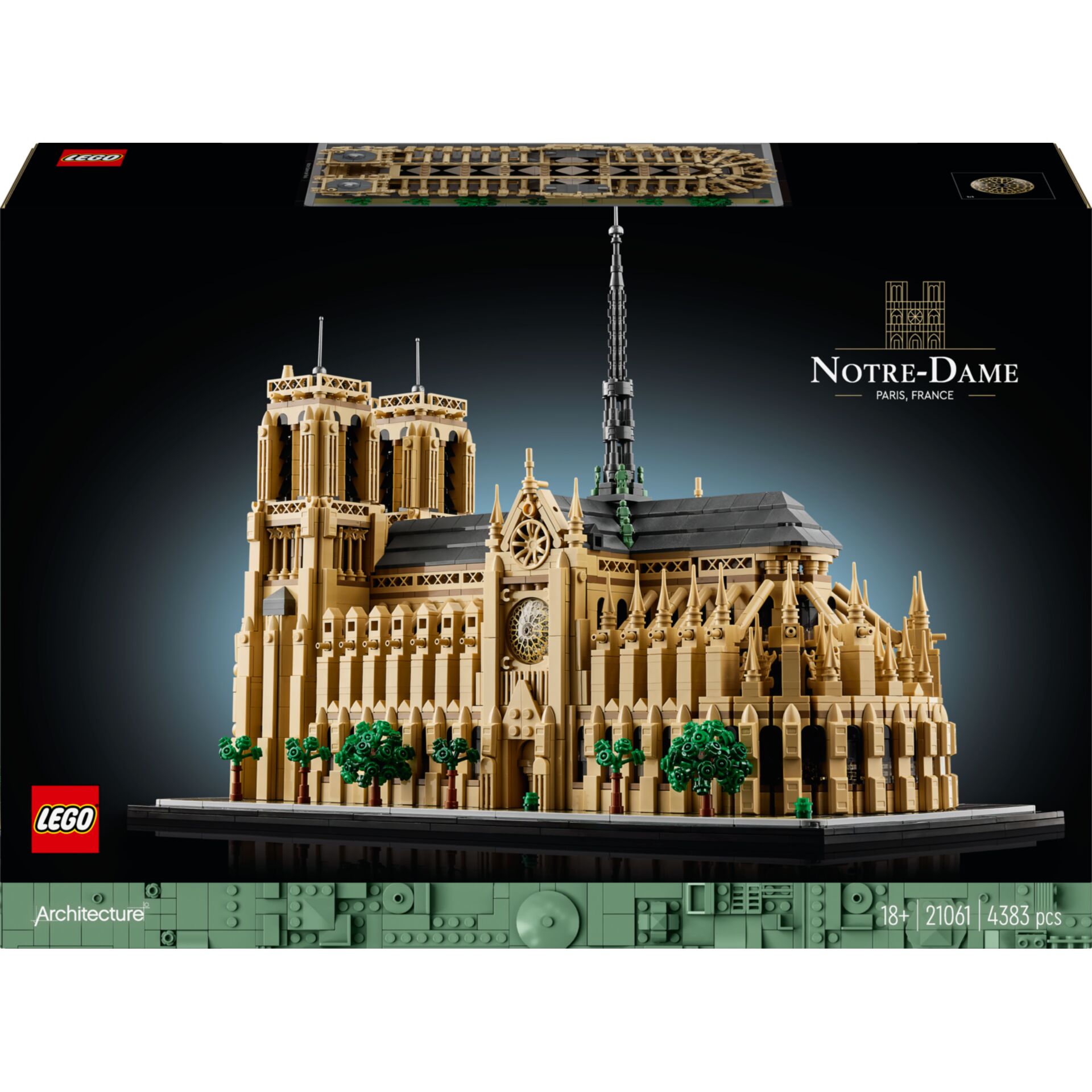 lego, architektur, kathedrale, beige, notre-dame