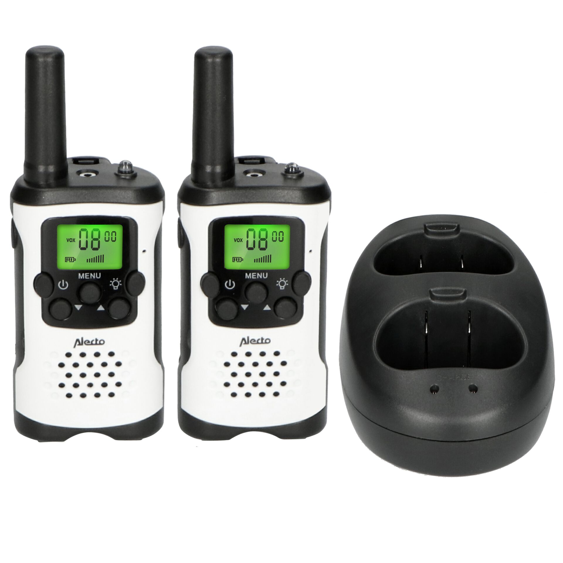 Funkgerät, Zweiwege-Radio, Tragbares Funkgerät, Wiederaufladbar, Ladestation