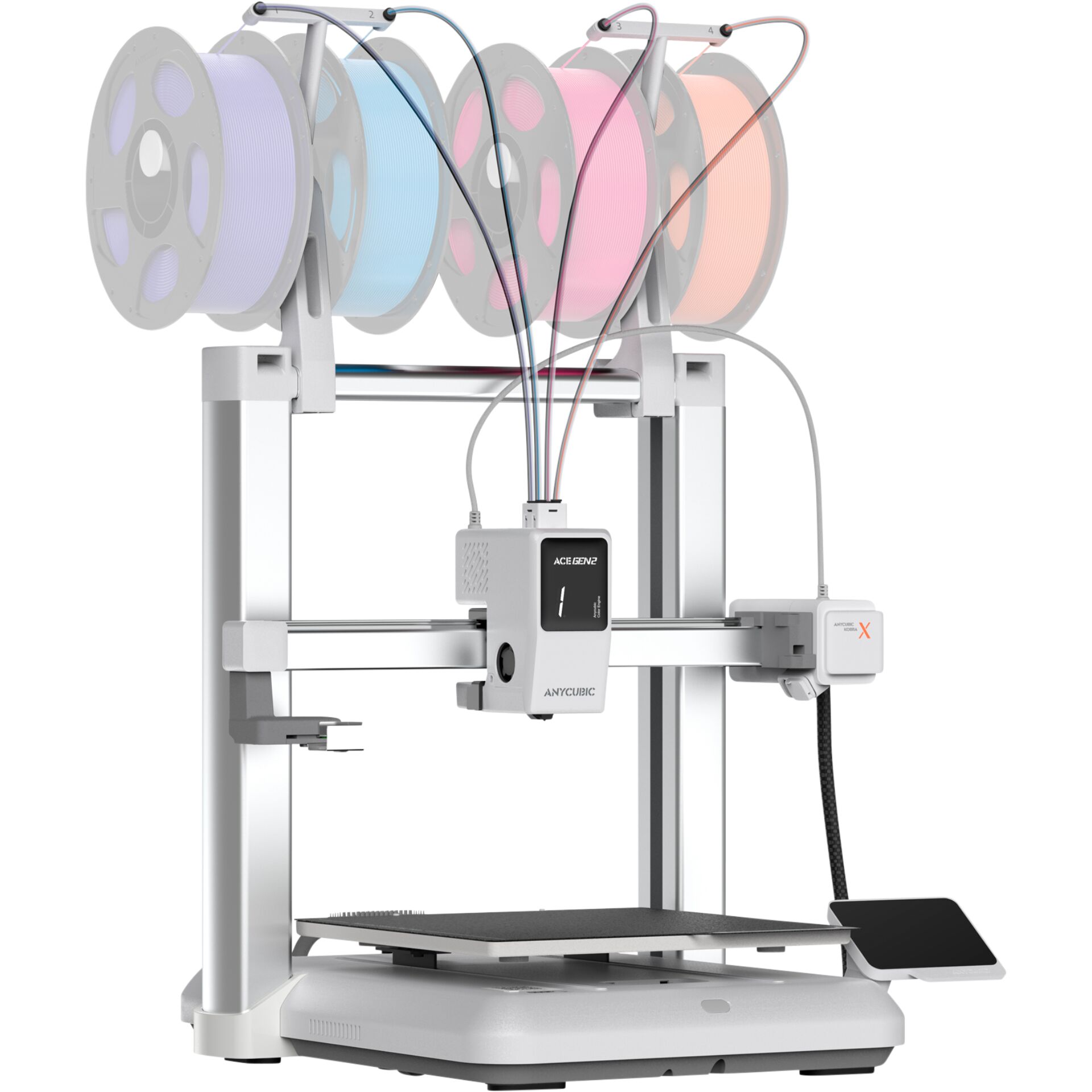 3D-Drucker, Filament-Spule, Kompakt-Drucker, Industrieller Druck, PLA-Filament, 3D-Drucker, Filament-Spulen, Kunststoff, Anycubic, 3D-Drucker-Bausatz