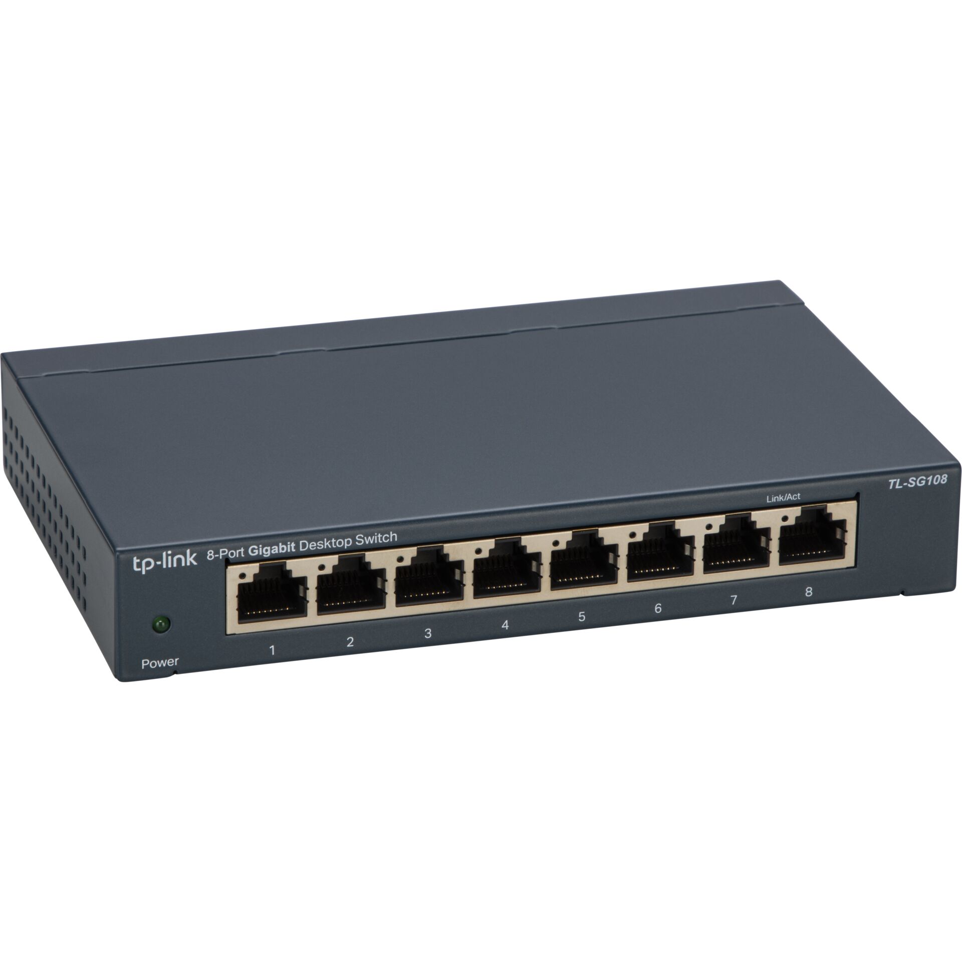 8-Port Switch, Gigabit Switch, Ethernet Switch, Netzwerk-Switch, TP-Link TL-SG108