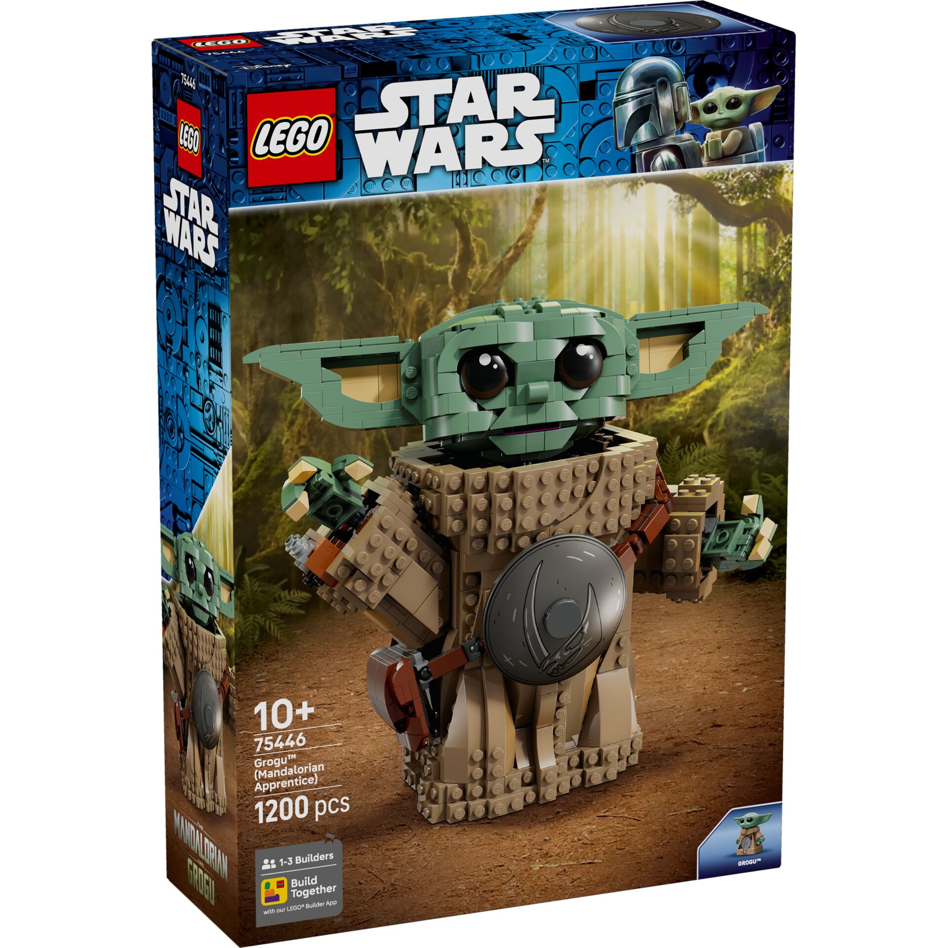 Star Wars, Grogu, Baustein-Modell, Kleiner grün, Figurenmodell
