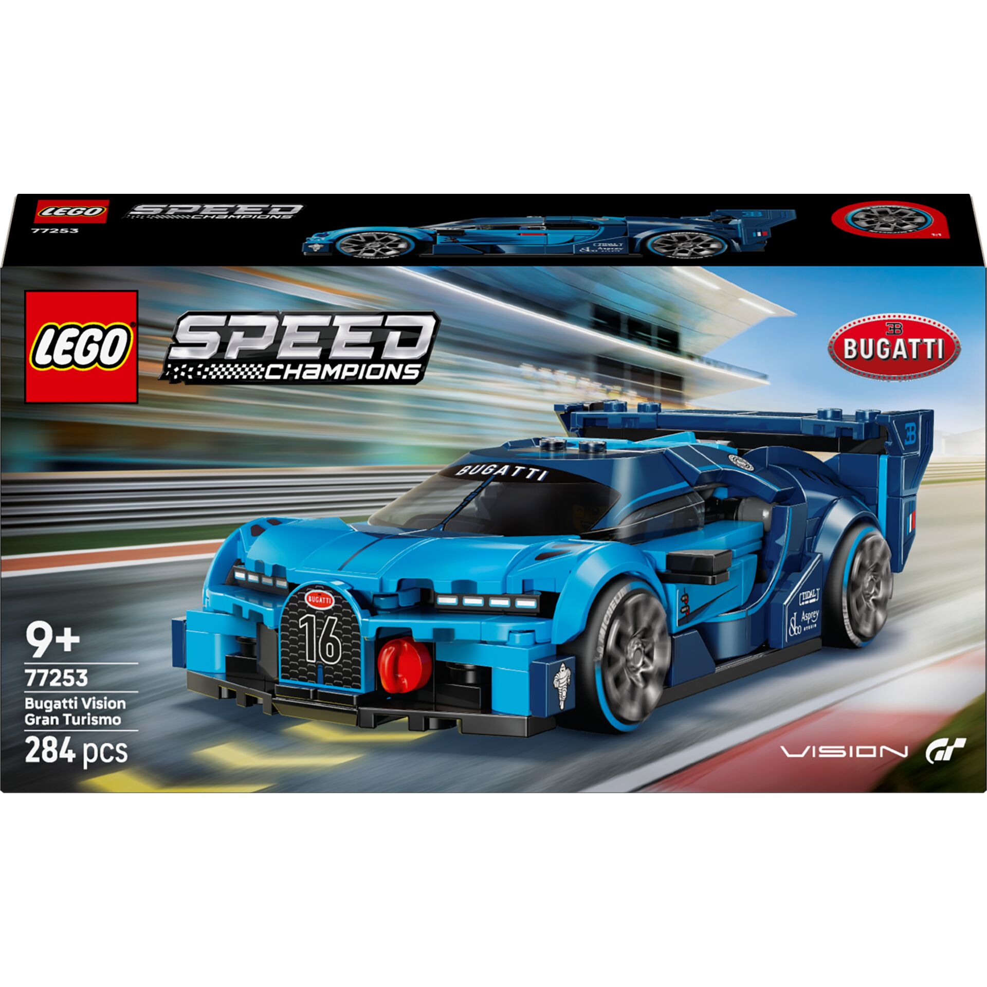 Lego, Speed Champions, Bugatti, Rennwagen, Modellbaustein