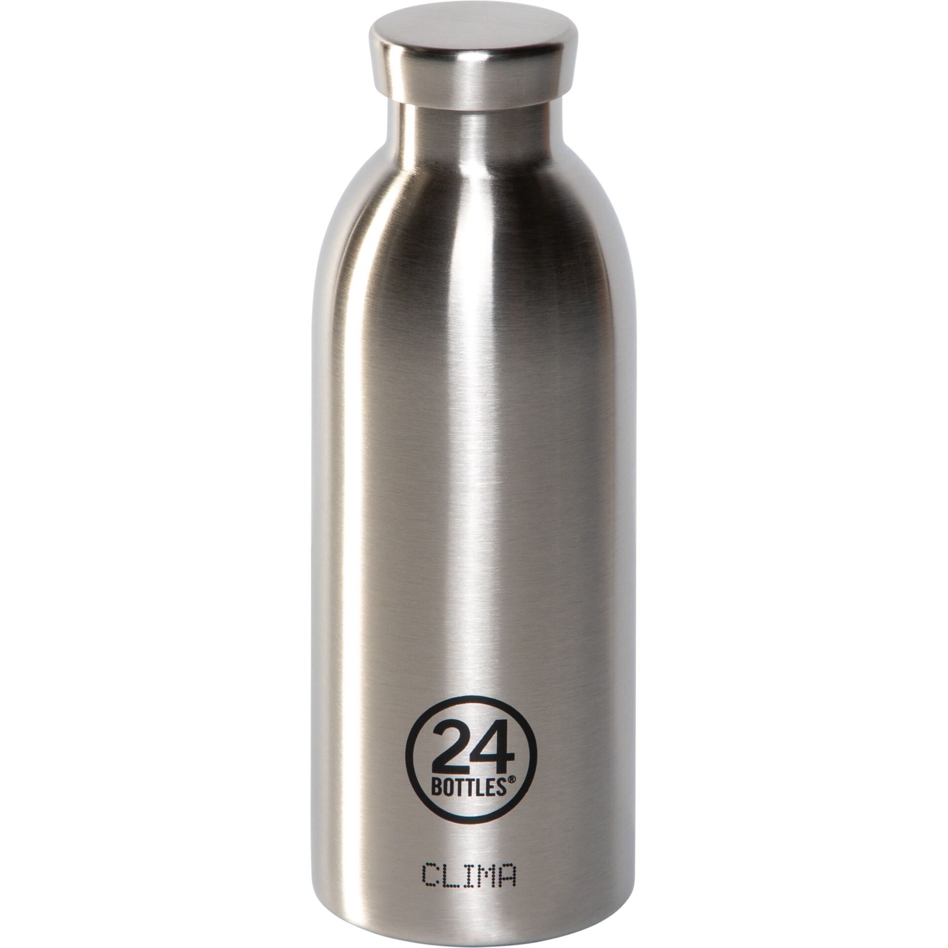 Stainless steel bottle, Thermal bottle, Drink bottle, 24 Bottles, Aluminium finish