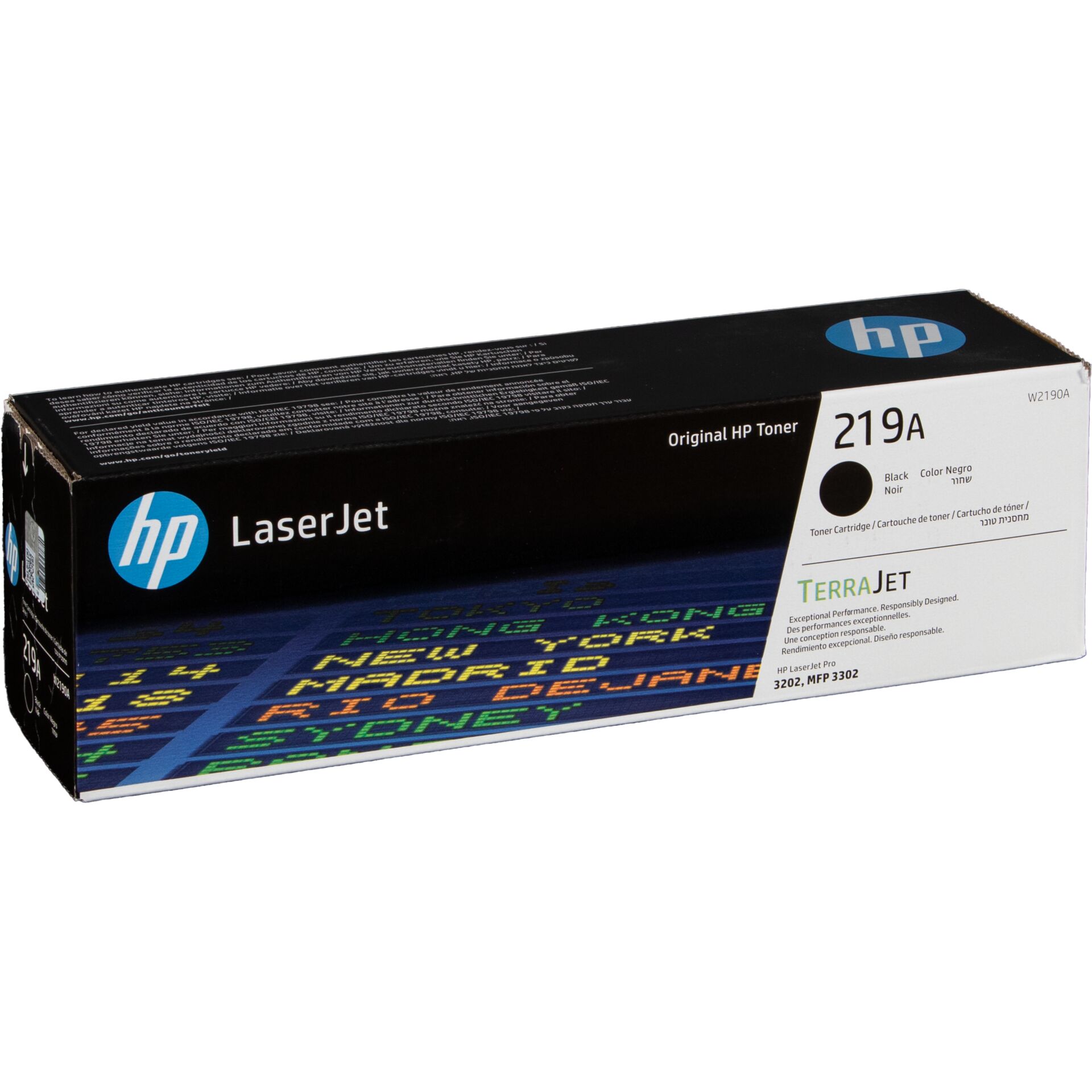 Text, Toner, LaserJet, HP, 219A, Schwarz