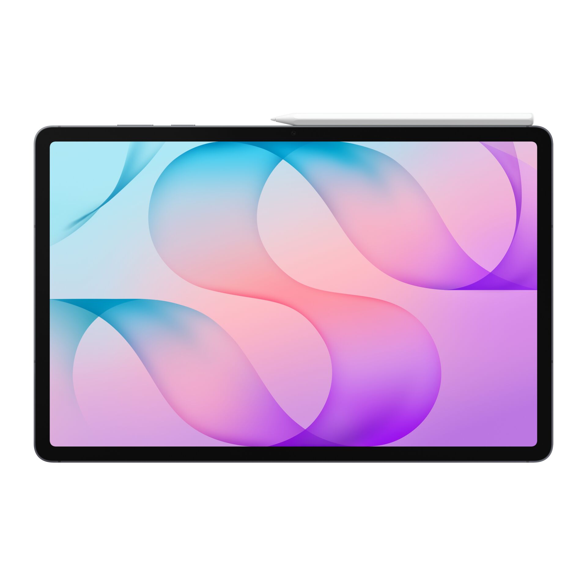 Tablet, Touchscreen, Schwarzer Rahmen, Buntes Display, Eingabestift