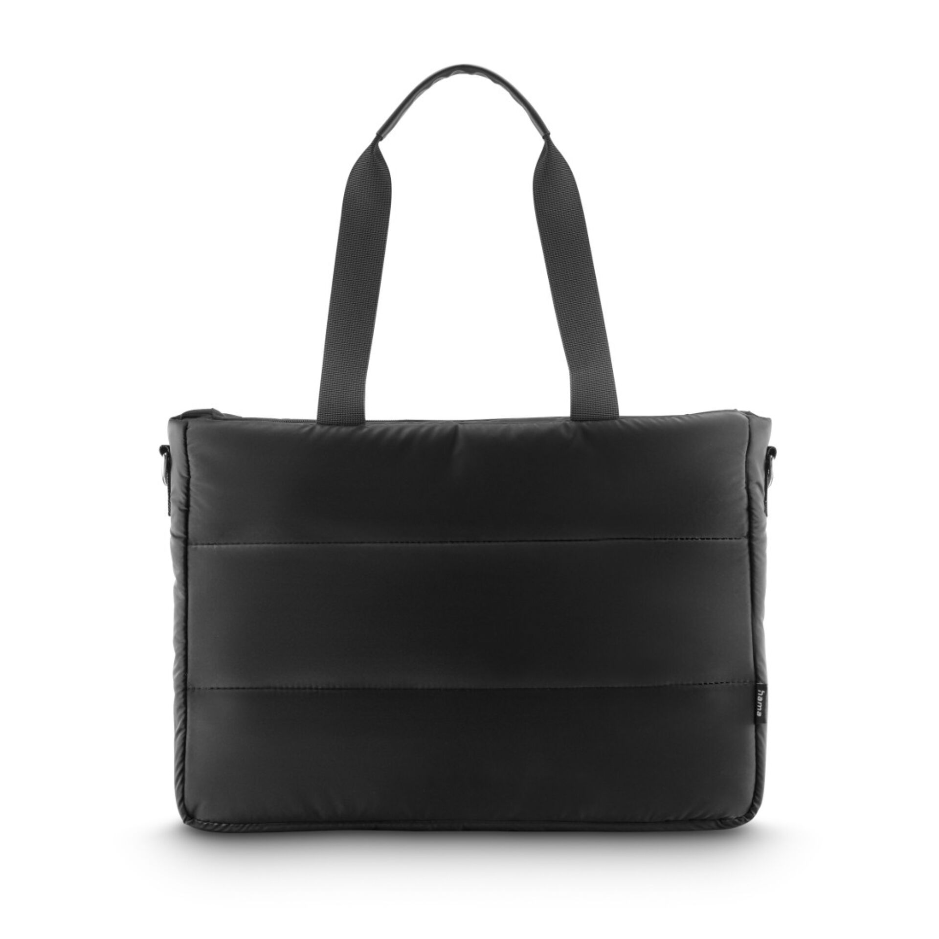 Tasche, Handtasche, Schultertasche, Puffer-Optik, schwarz