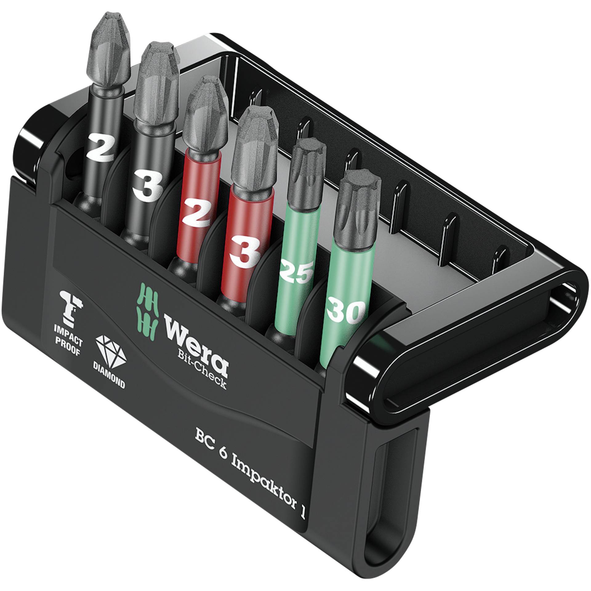 WERA Bit-Check 6 Impaktor 1  Bit-Check