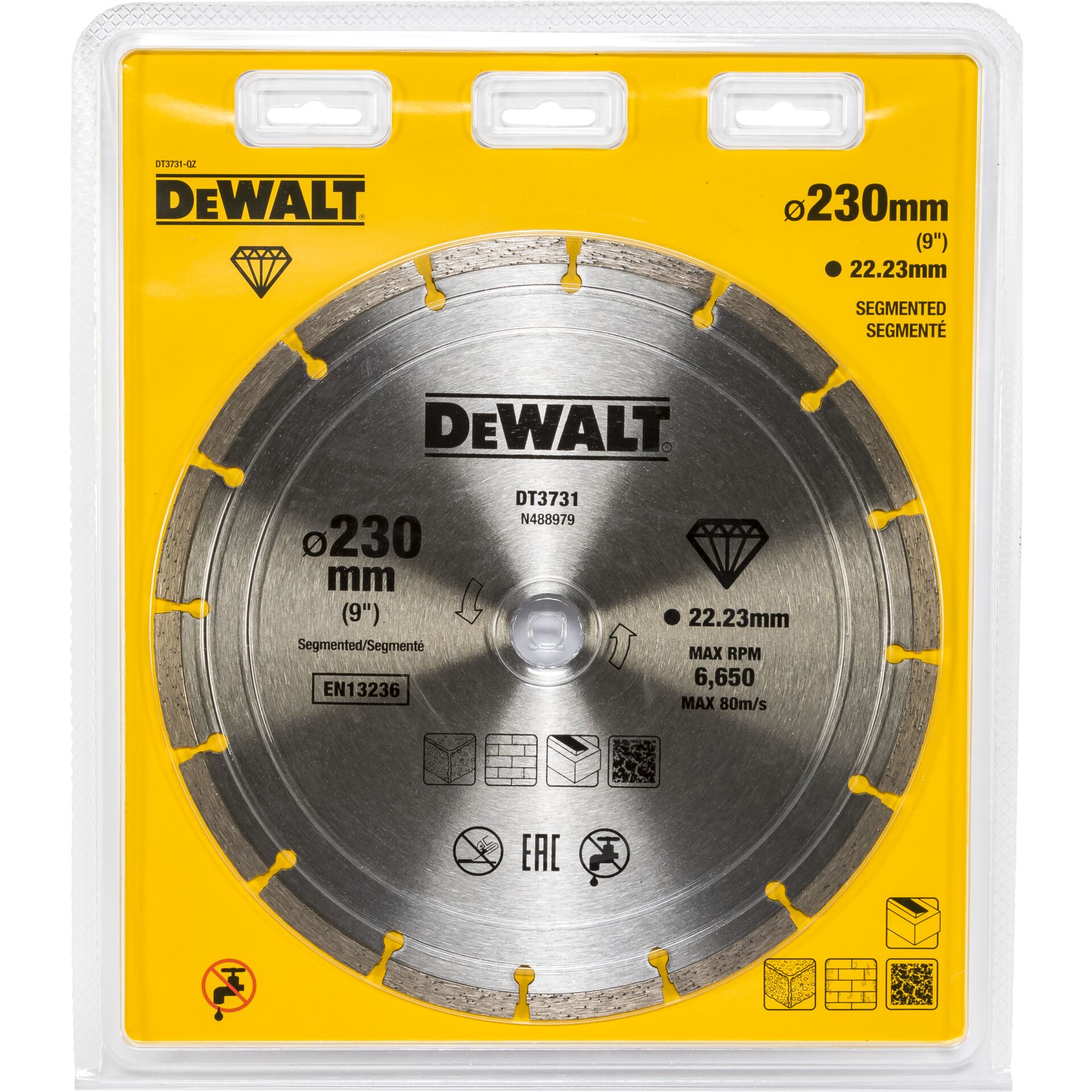 runder saw blade, Metallklinge, 230 mm, Schnitt 9", Diamant-Marken