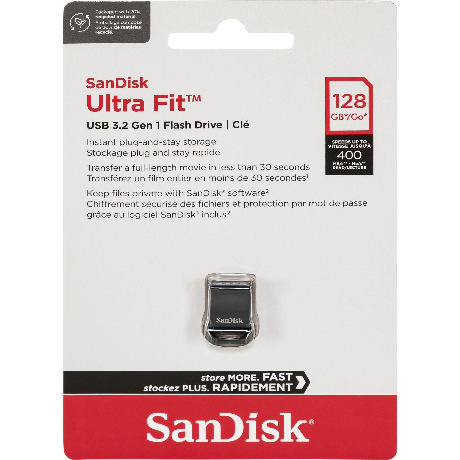 Adapter, Elektronik, USB-Stick, SanDisk, 128GB, USB 3.2 Gen 1, Speicher, USB-Laufwerk, Solid-State, SanDisk, Treibspeicher, 128 GB