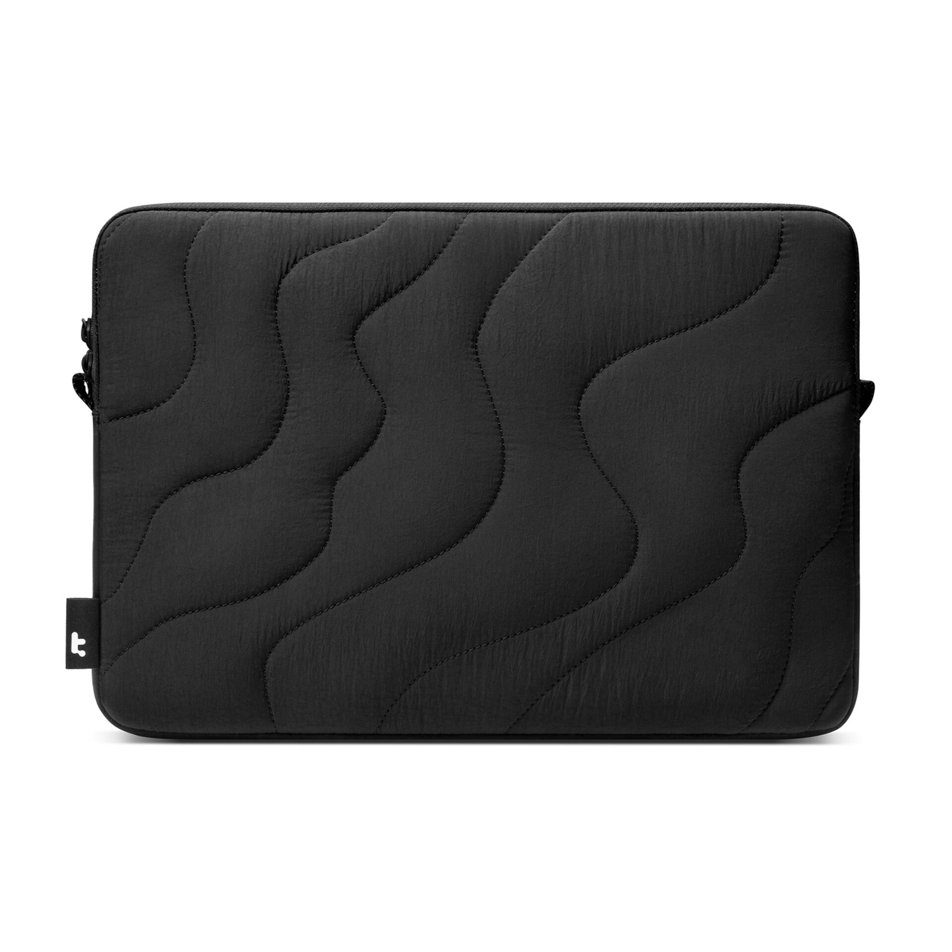 Hüllen?, Laptophuelle, Schwarz, Quilted, Kunstleder