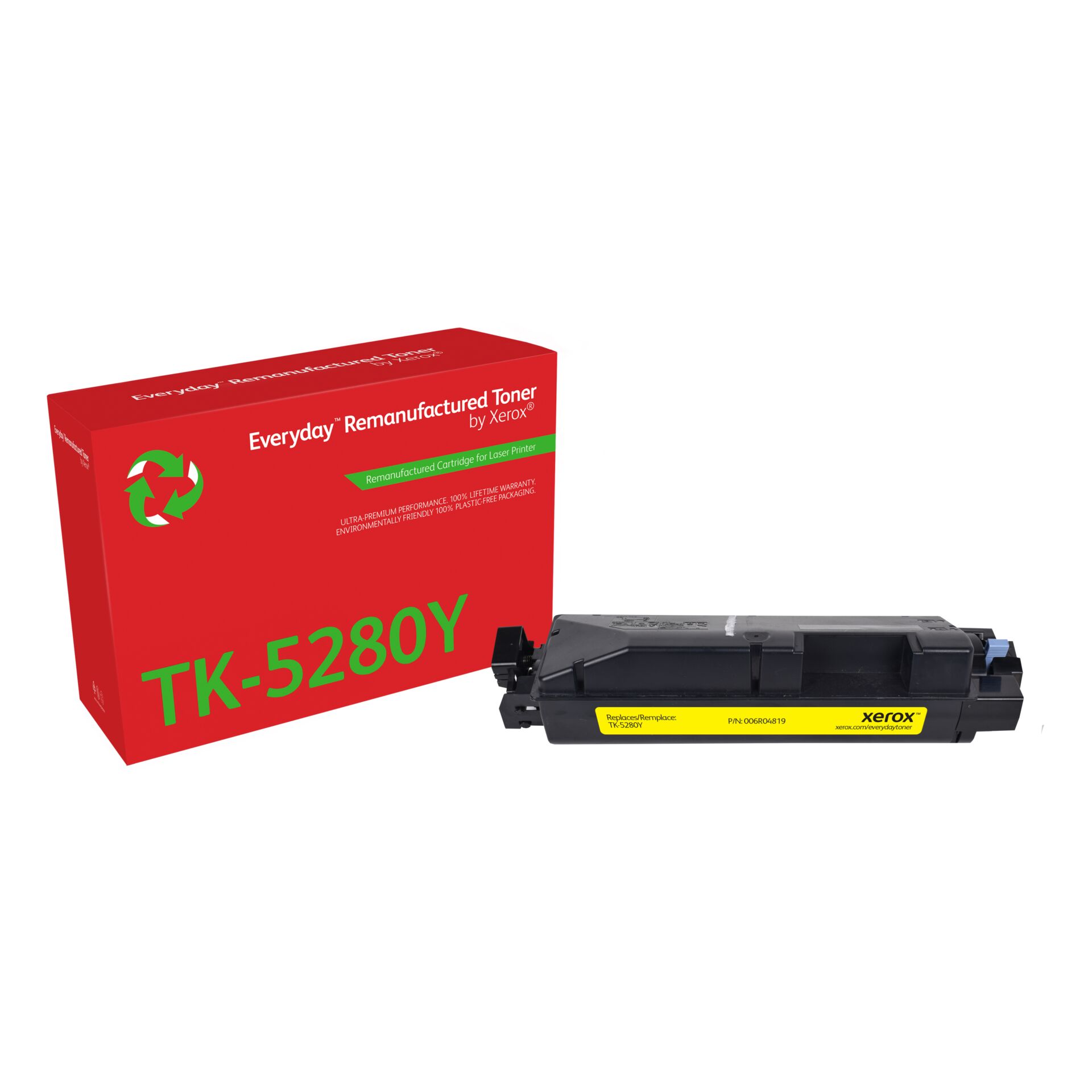Toner, TK-5280Y, Remanufactured, Laserjet, Cartridge
