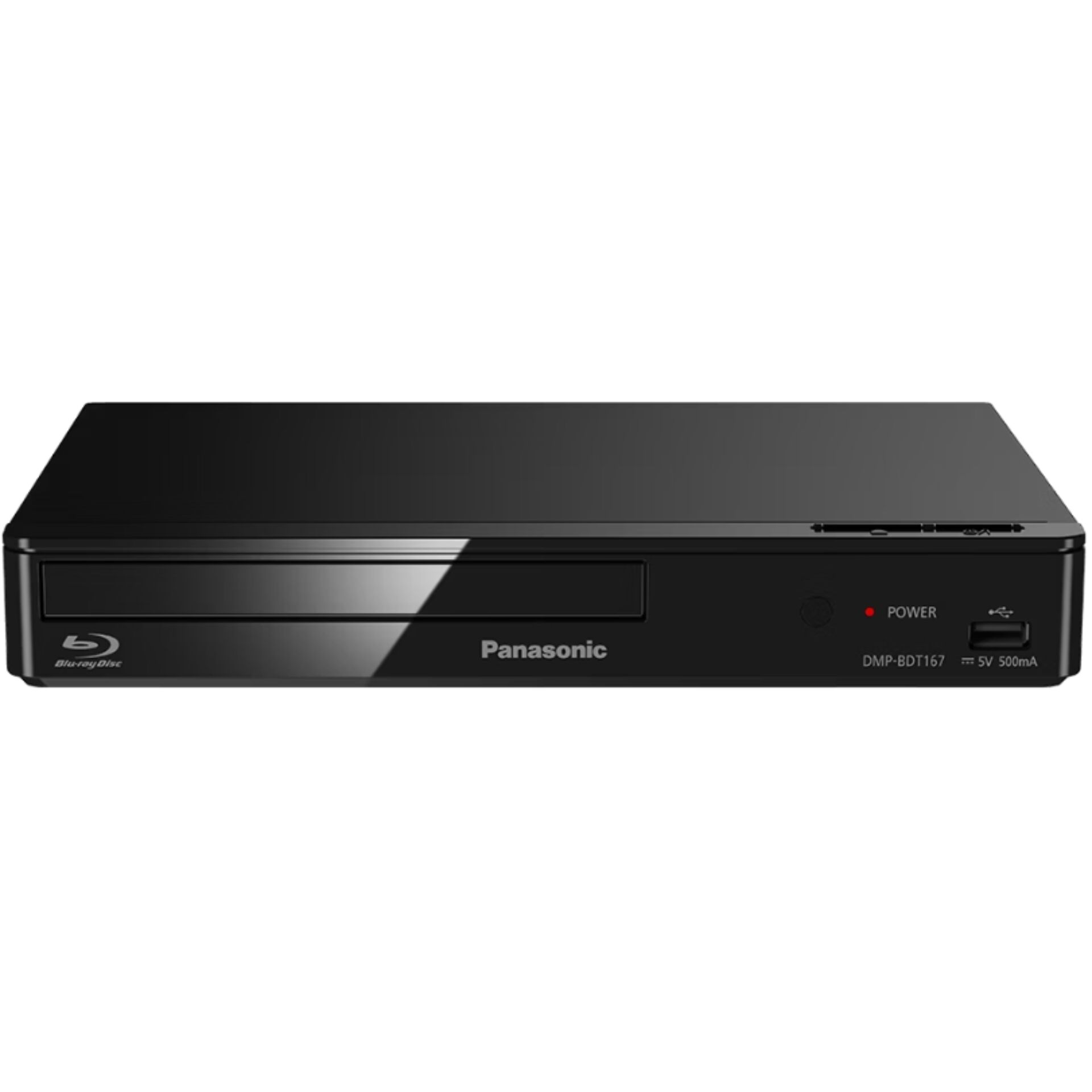 Blu-ray Player, Panasonic, HDMI not visible, Schwarz, Disc-Laufwerk