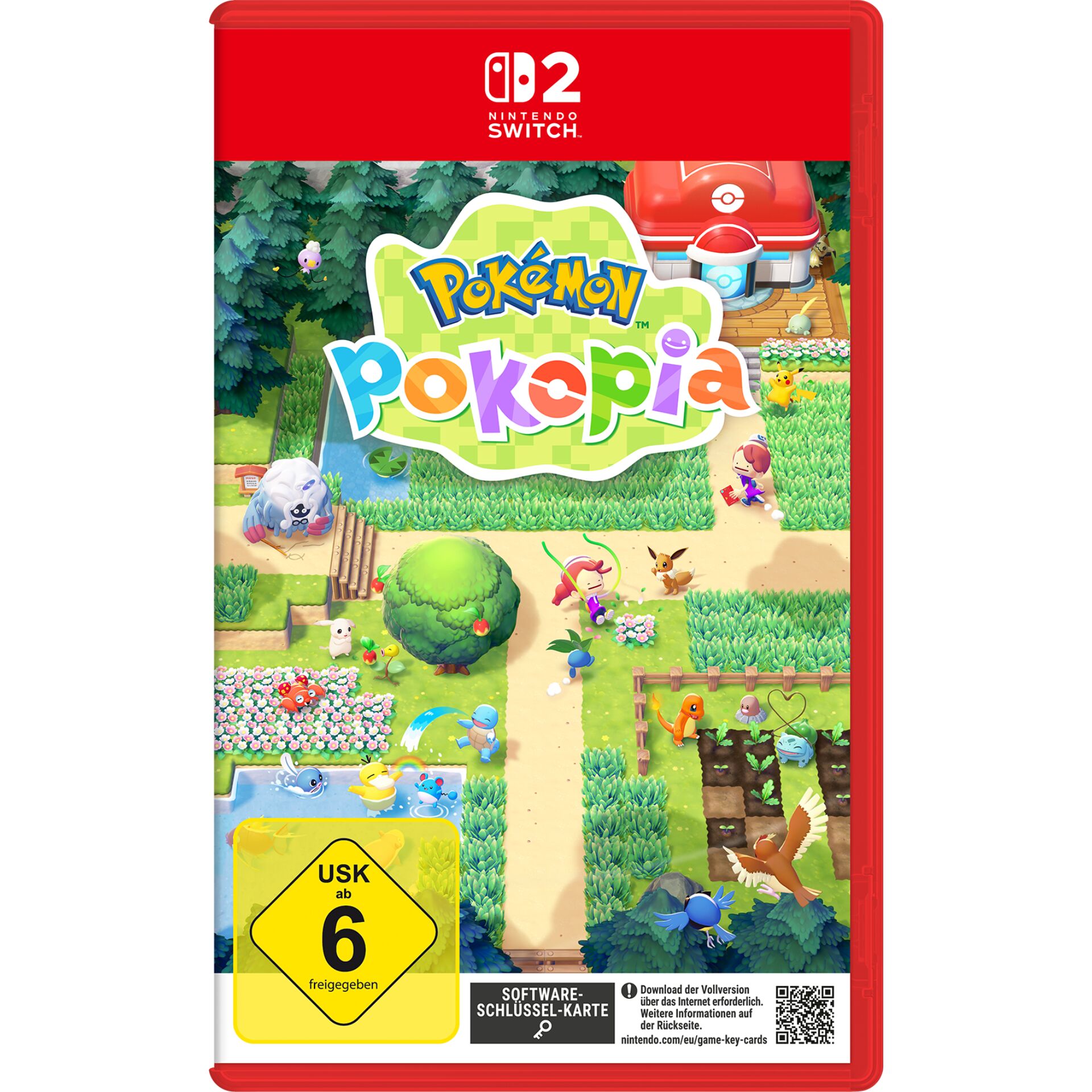 Nintendo Switch Spiel, Pokémon Pokkóp?, cartoon landscape, USK 6 Altersfreigabe, Spielkarton/Case