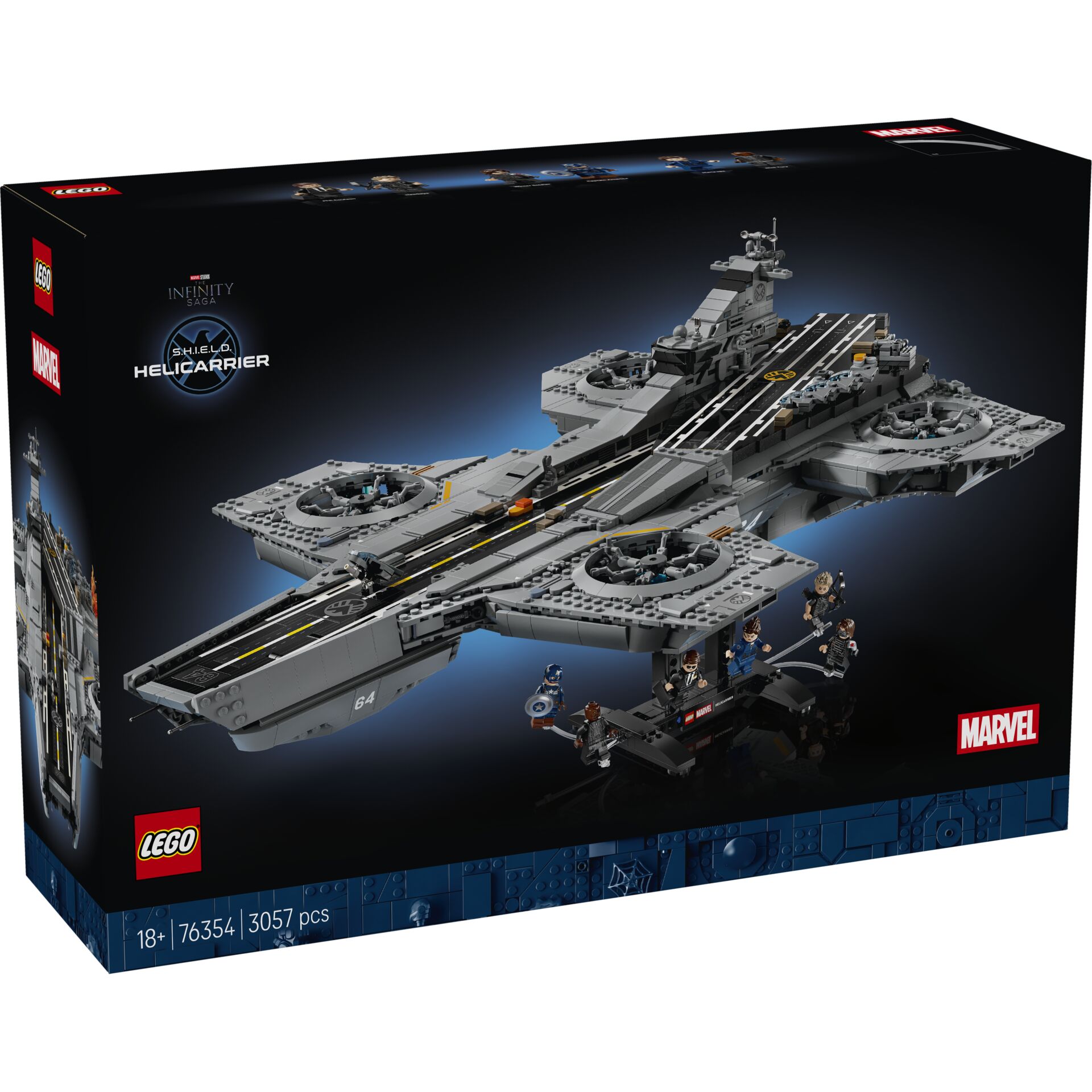 Lego, Marvel, Helicarrier, Raumschiff, Bausatz