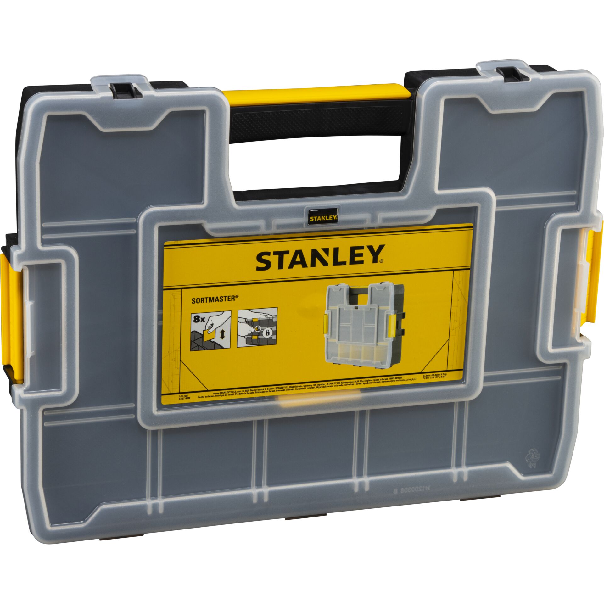 Werkzeugkoffer, Koffer, Aufbewahrung, Grau, orange Akzente, werkzeugkoffer, koffer, werkzeugkasten, handwerkzeug, stanley