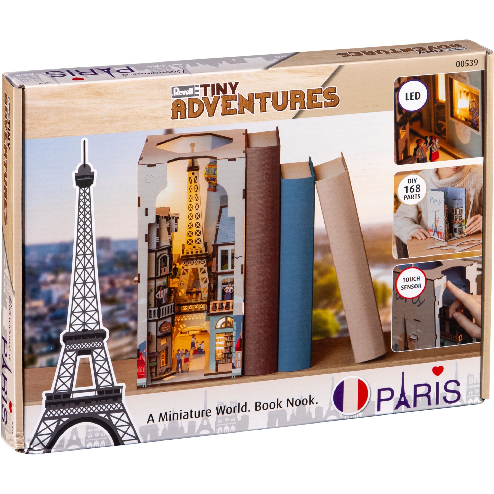 Miniature, Buch-Nische, Paris, Paris-Eiffelturm, DIY 168 Teile