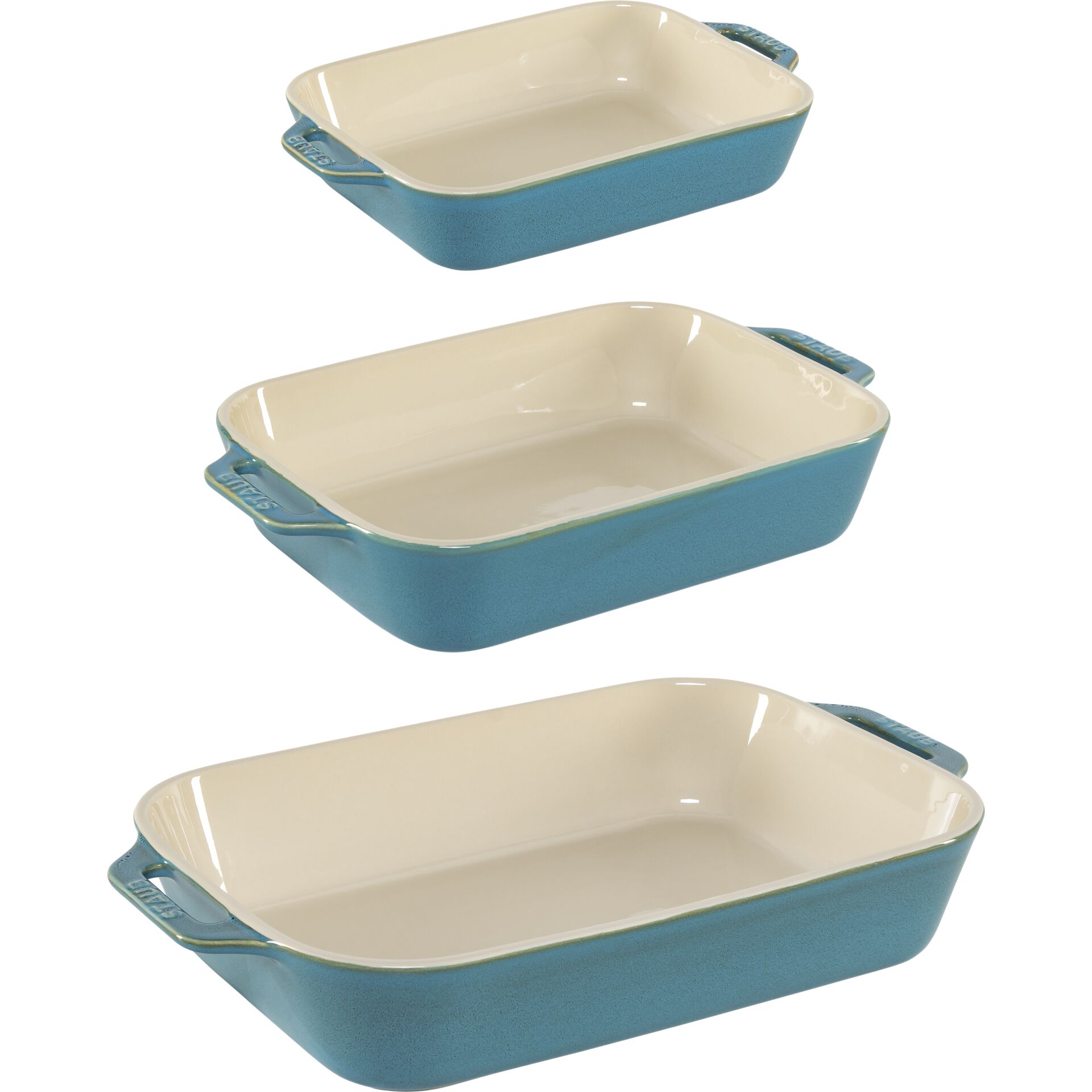 auflaufform, backform, blau, keramik, spülmaschinenfest