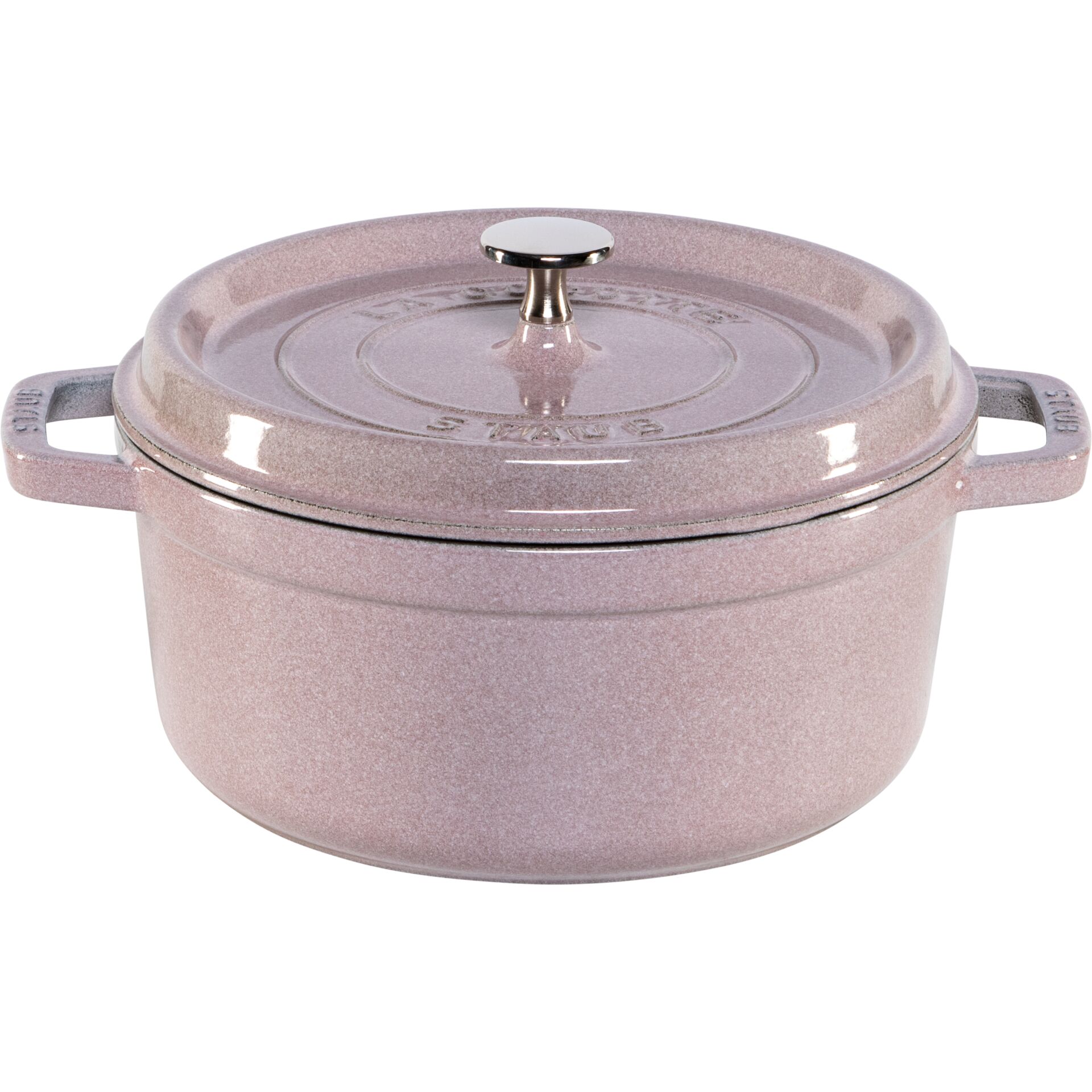Eisentopf, Schmuckfarbe Pink, Gusseiserner Topf, Deckeltopf, Pinkfarbener Topf