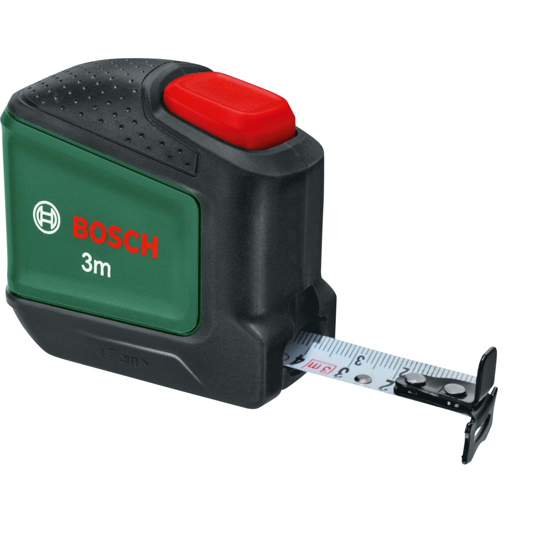 Maßband, Tape measure, 3 Meter, Grüne Gehäuse, Sperrheber/ Verriegelung