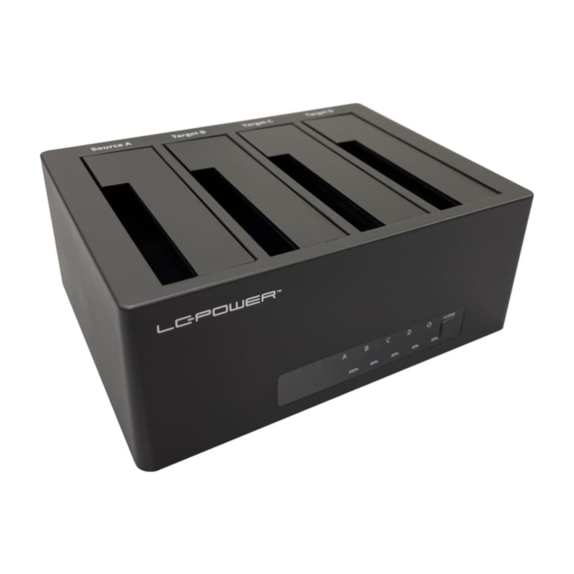 4-Slot USB Dock, Docking Station, Ladegerät, Laptop Zubehör, LED-Anzeige