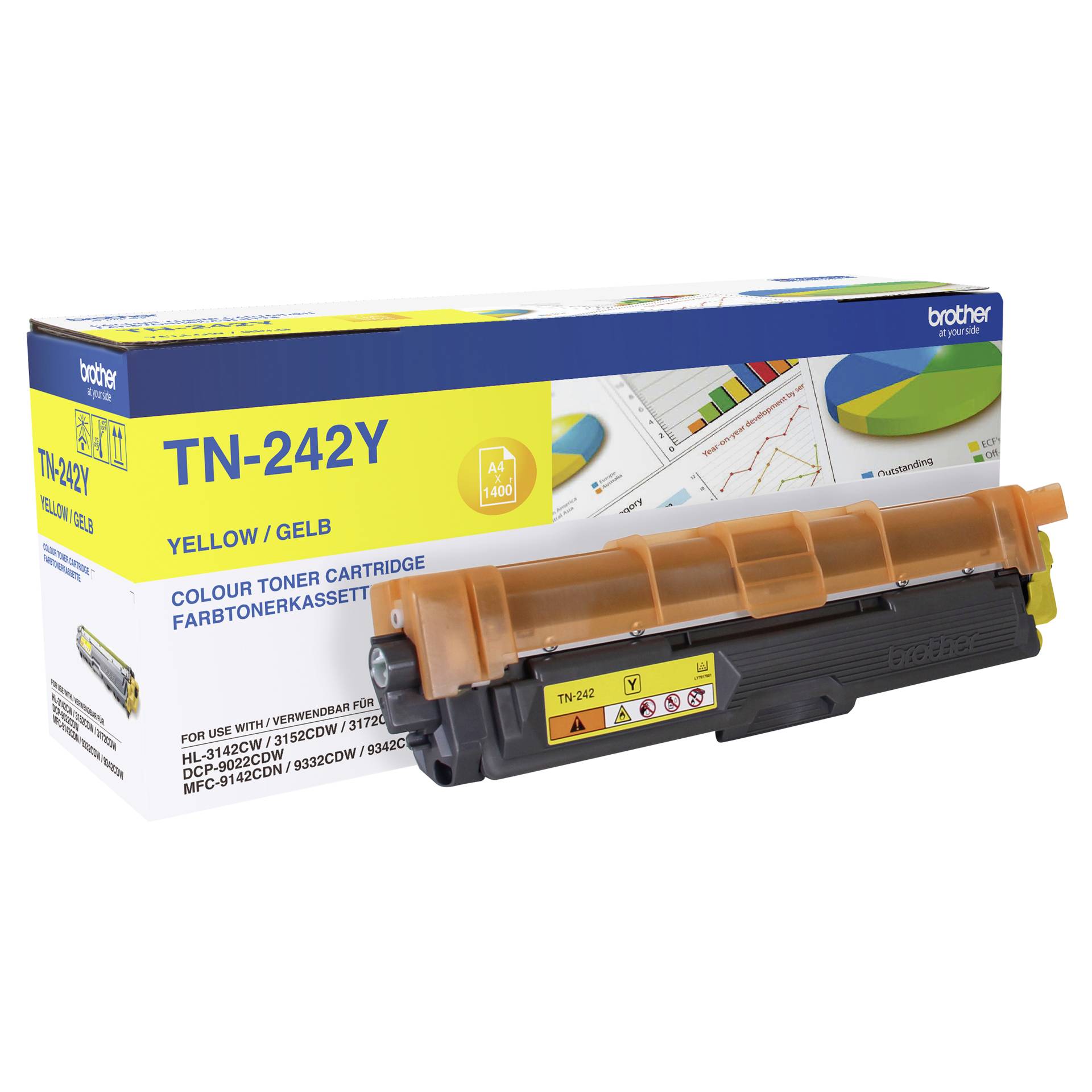 Brother TN-242 Y toner zolty