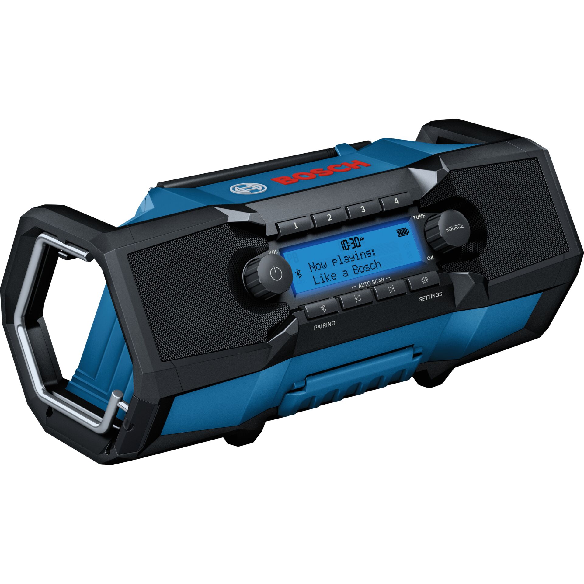 Bosch, Bluetooth, Radio, Lautsprecher, Kassette?