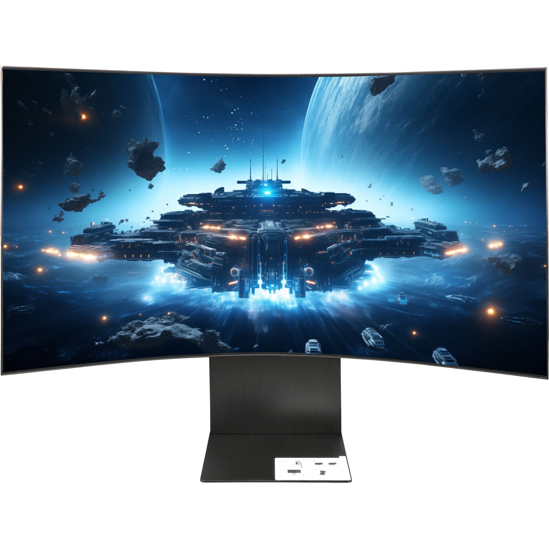Computerausrüstung, Überwachen, Bildschirm, FERNSEHER, Curved monitor, Gaming monitor, Space battle, Bildschirm, USB-C-Anschluss