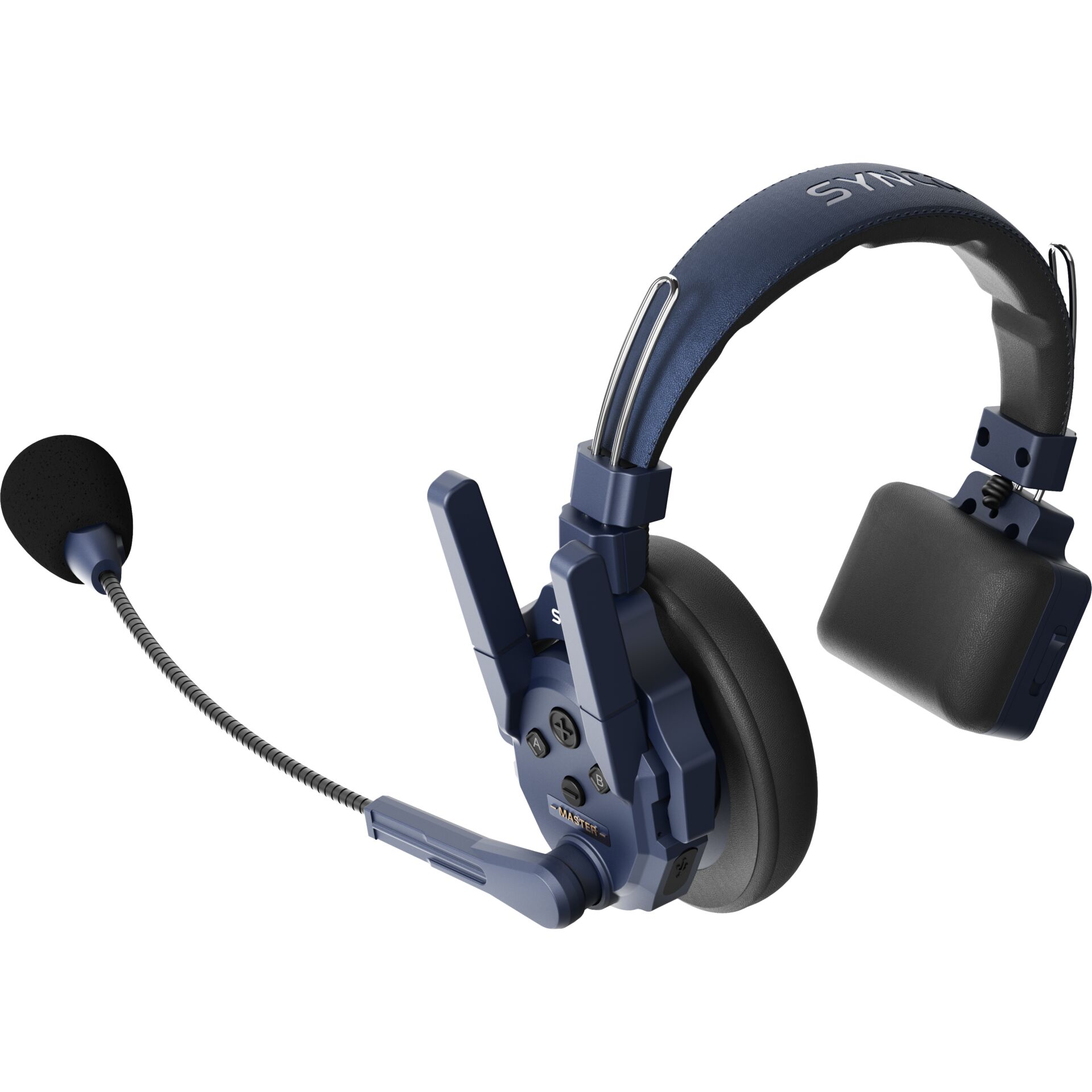 Gaming headset, Over-ear, Microphone, Blue, Adjustable headband