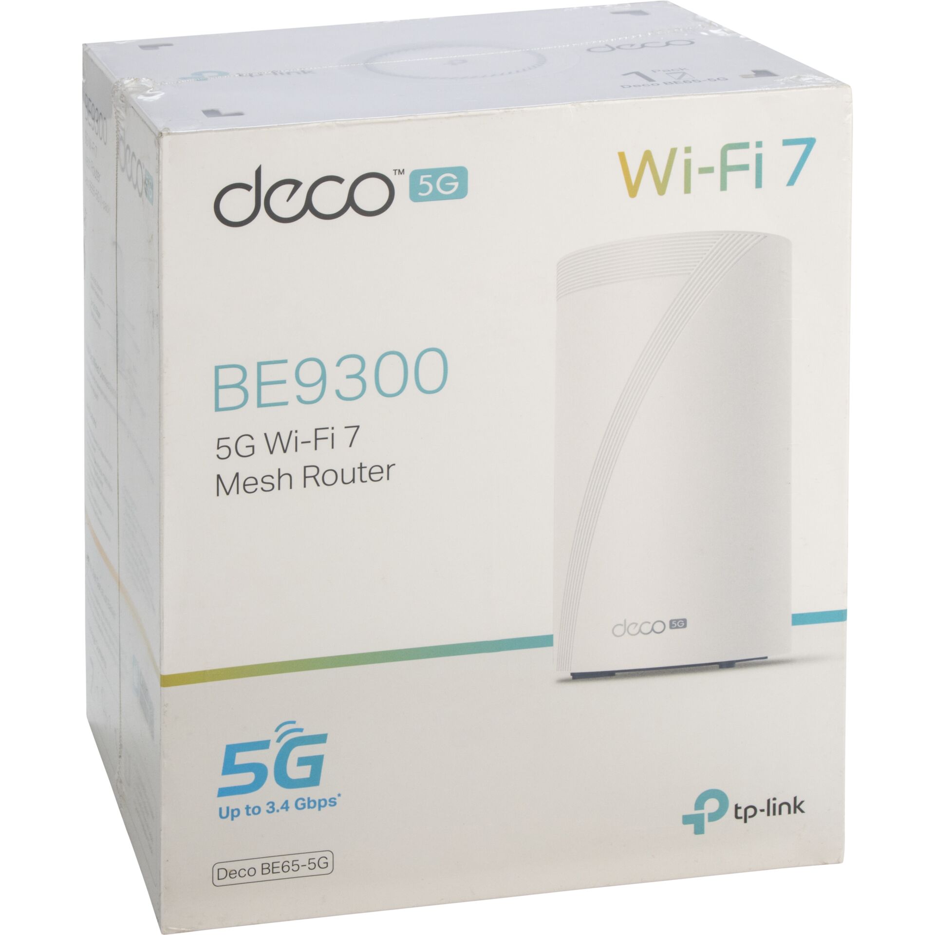 Mesh Router, Wi-Fi 7, 5G, Boxed device, Beige/white