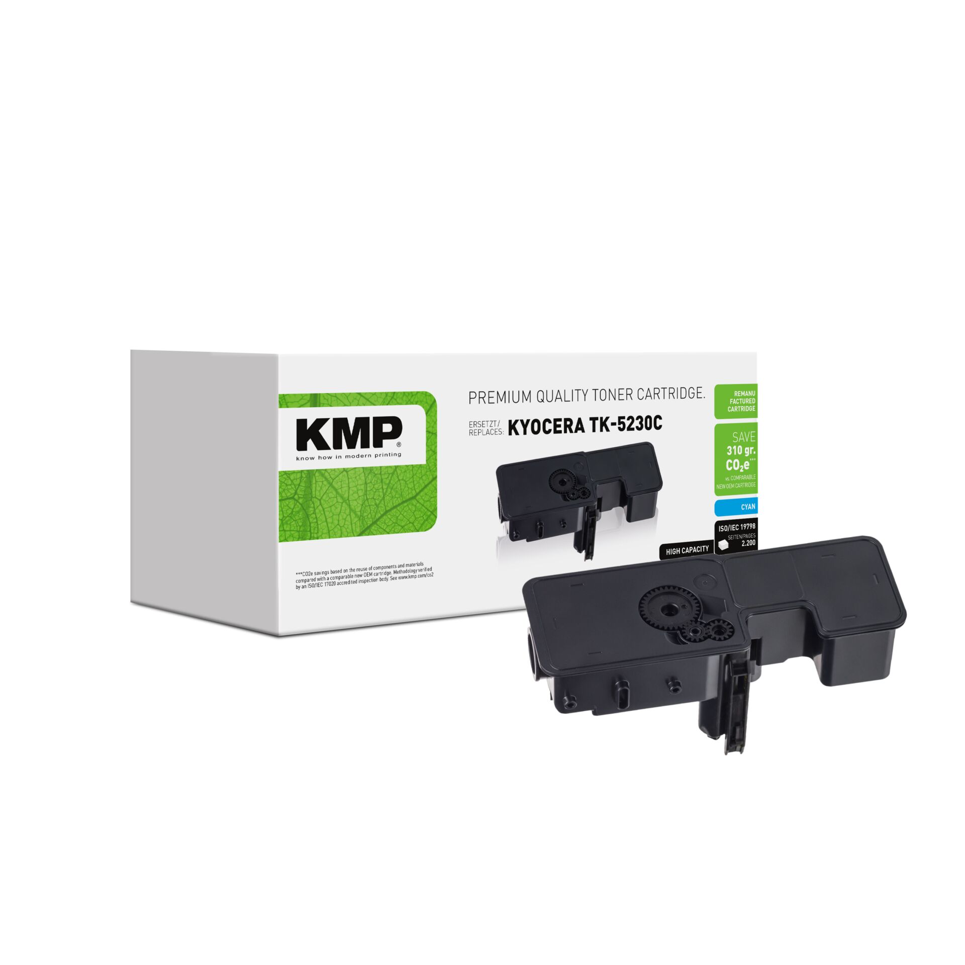 Adapter, Elektronik, Pistole, Waffe, Tonerpatrone, Kyocera TK-5230C, KMP, Schwarz, Patrone