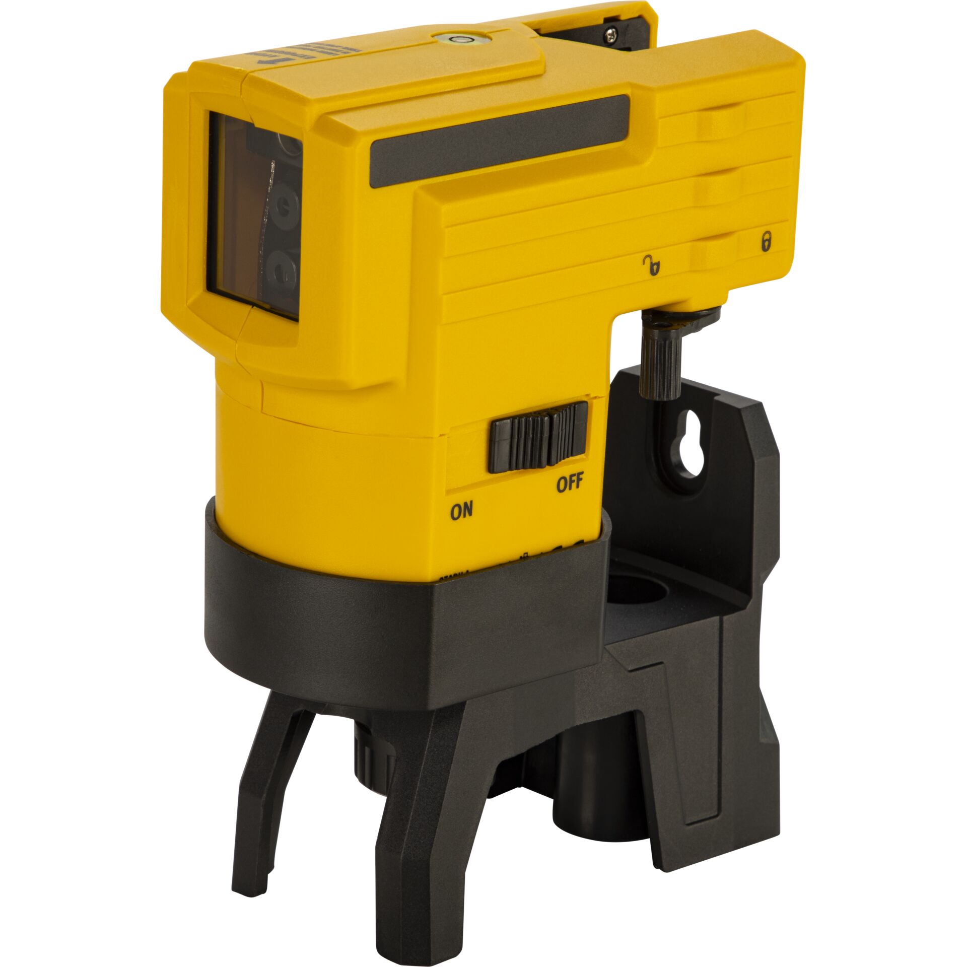 Laser, Laserlevel, Gelb, Stativaufnahme, Ein/Aus-Schalter