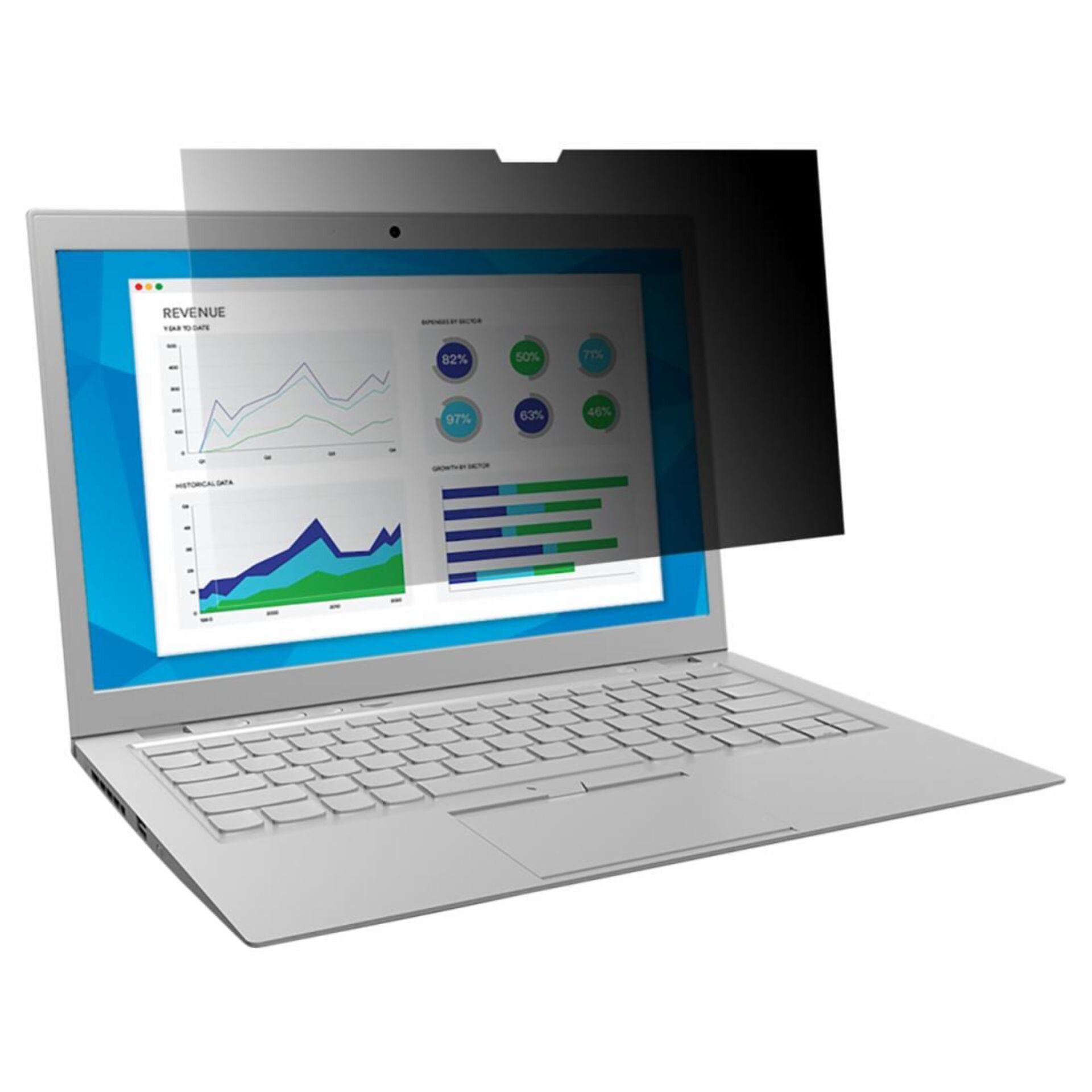 Laptop, Laptop-Display, Chart on-screen, Silver laptop, Schattenbildschirm