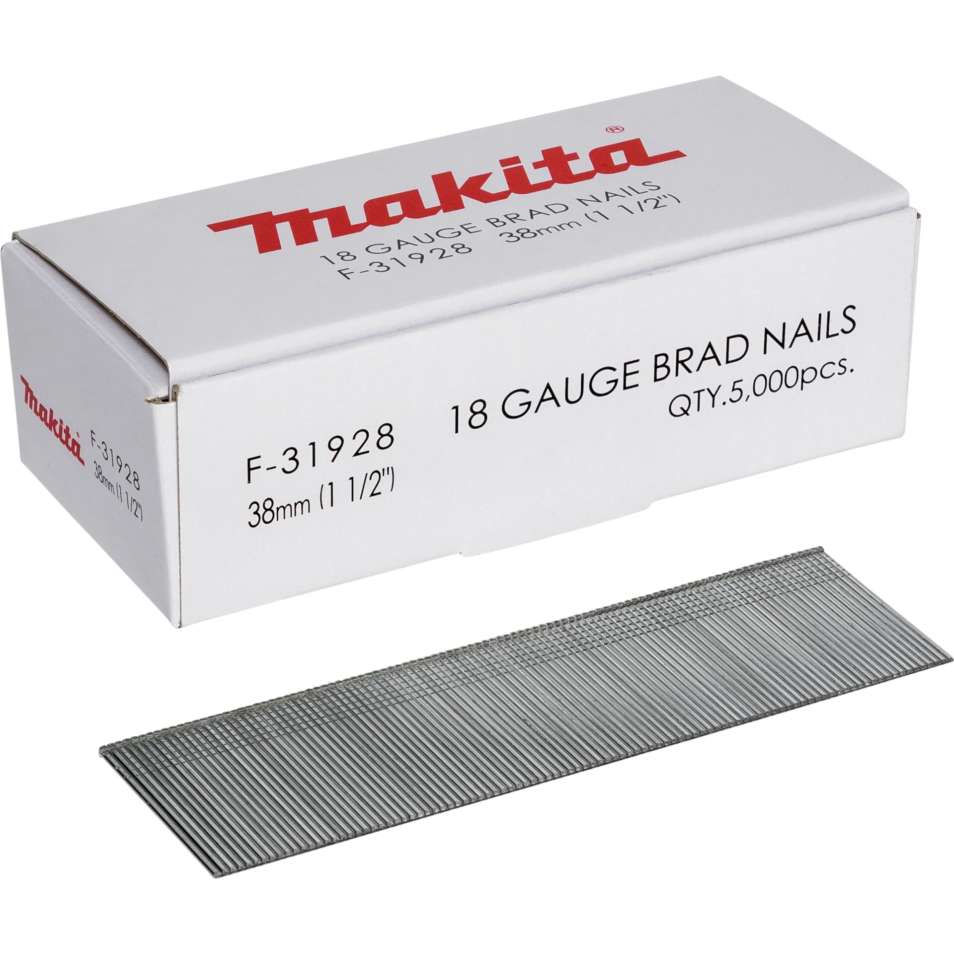 Makita Gauge Brad Nails 1,2x38mm  F-31928  5000 pcs.