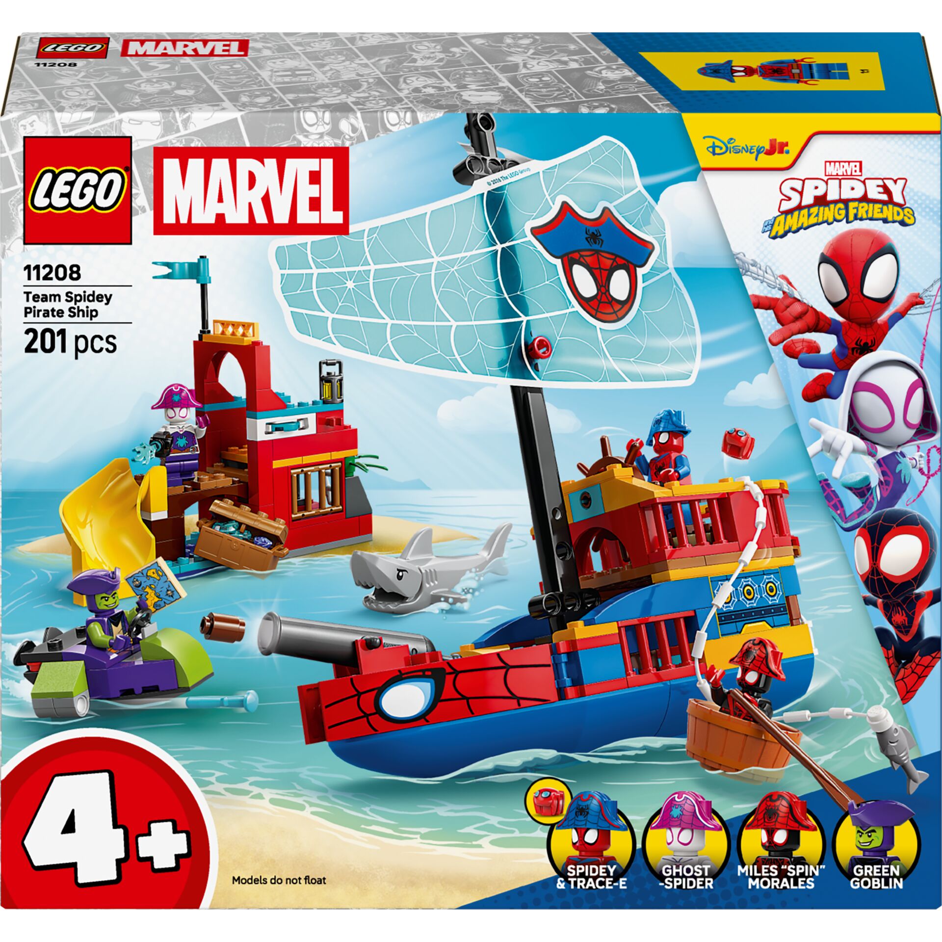 Lego, Marvel, Pirate Ship, Schiff, 201 Stück