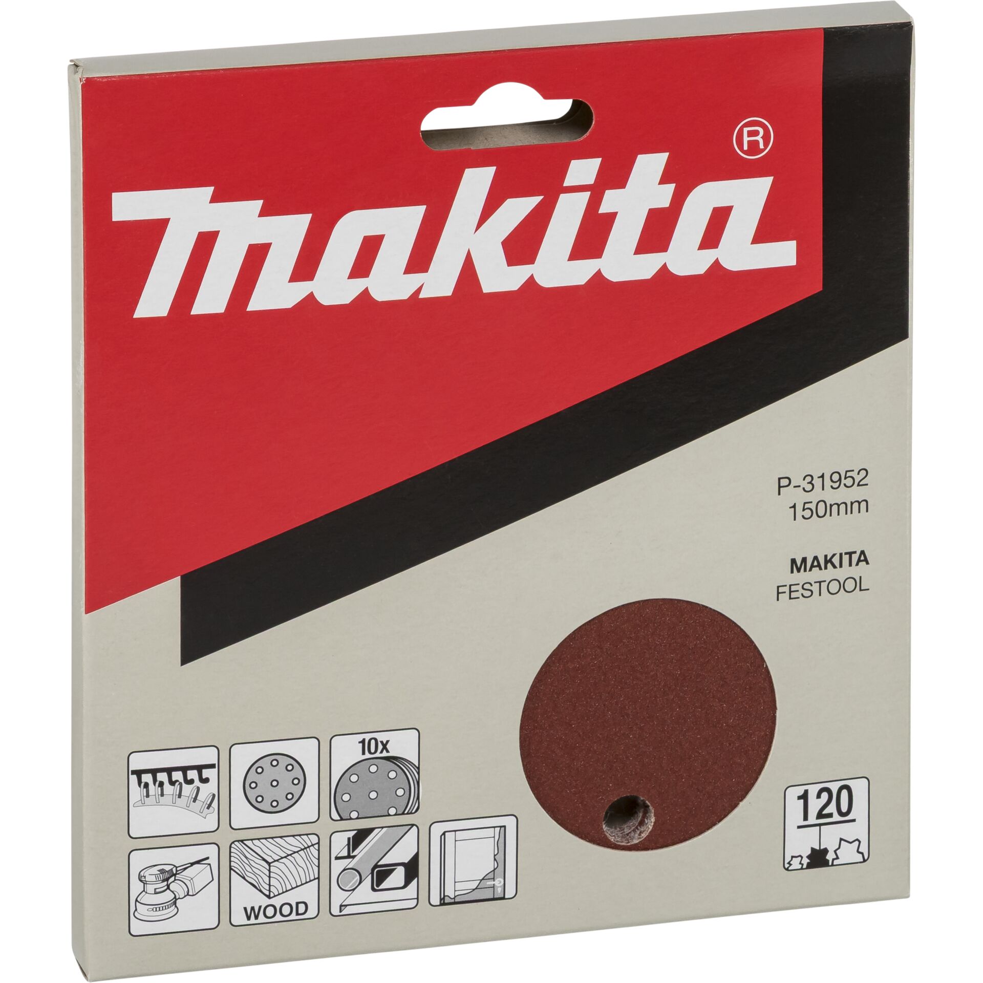 Makita Sand Paper Kl. 150mm  K120