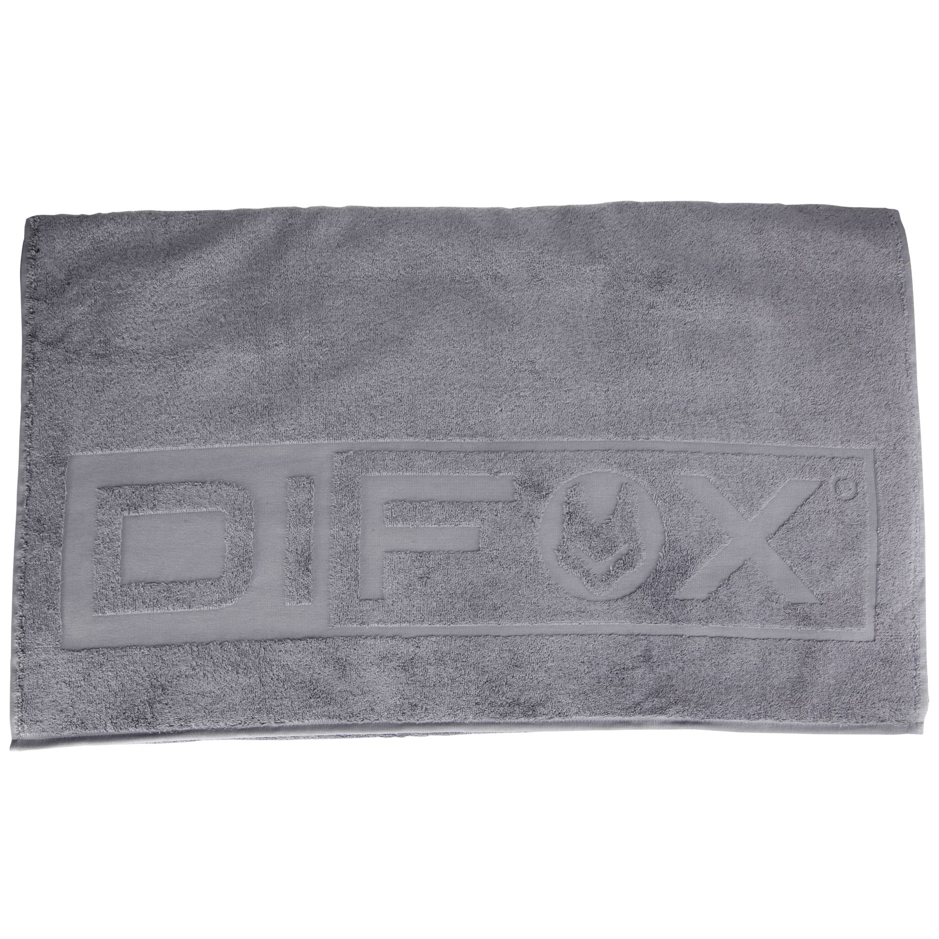Handtuch, Frottee, DIFOX, Grau, Spiegelmarke