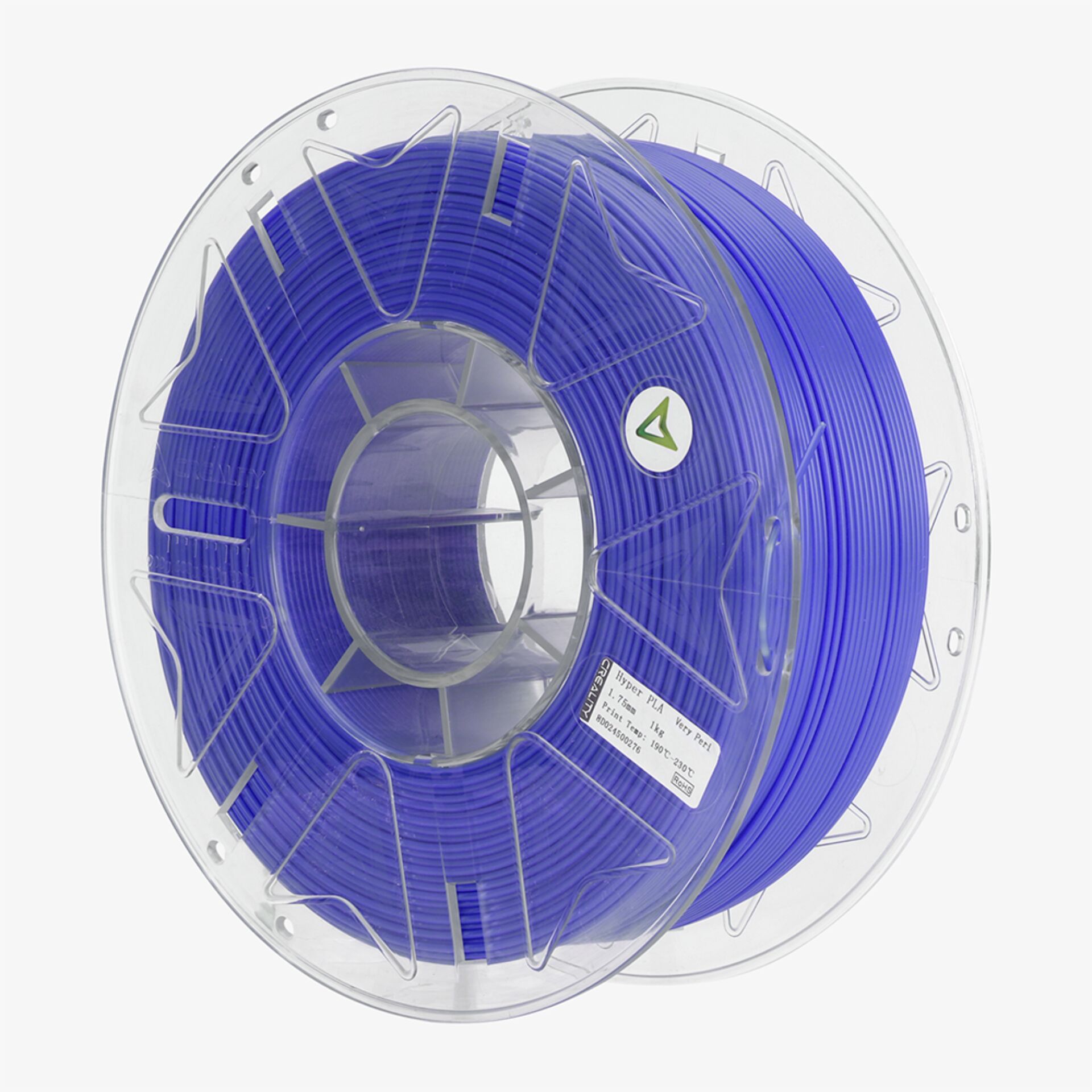 PLA filament, 3D-Druck-Filament, blaues Filament, Spule, Kunststofffilament