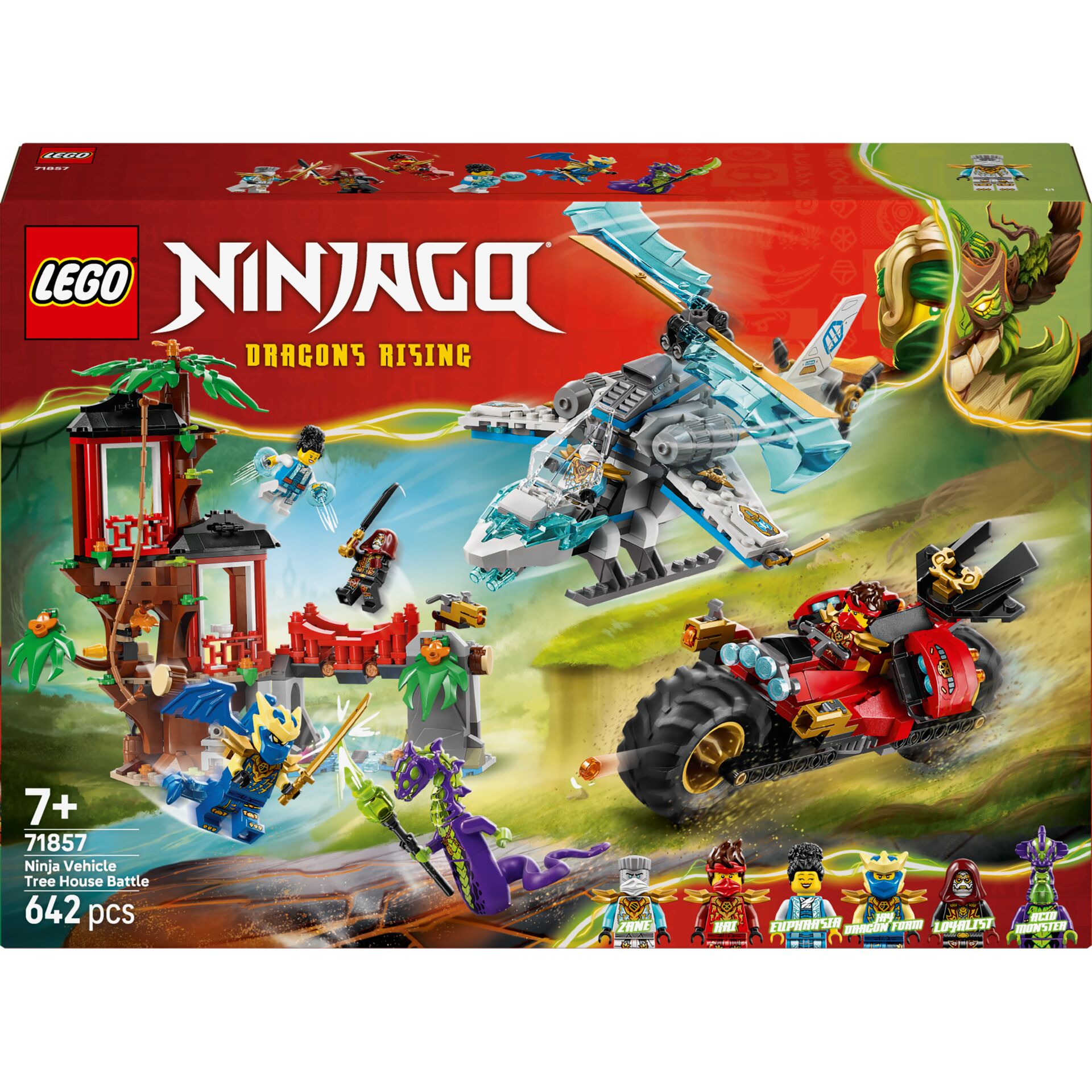 Ninja, Ninja Motorrad, Drachenaufstieg, Drachenboot, 642 Stk