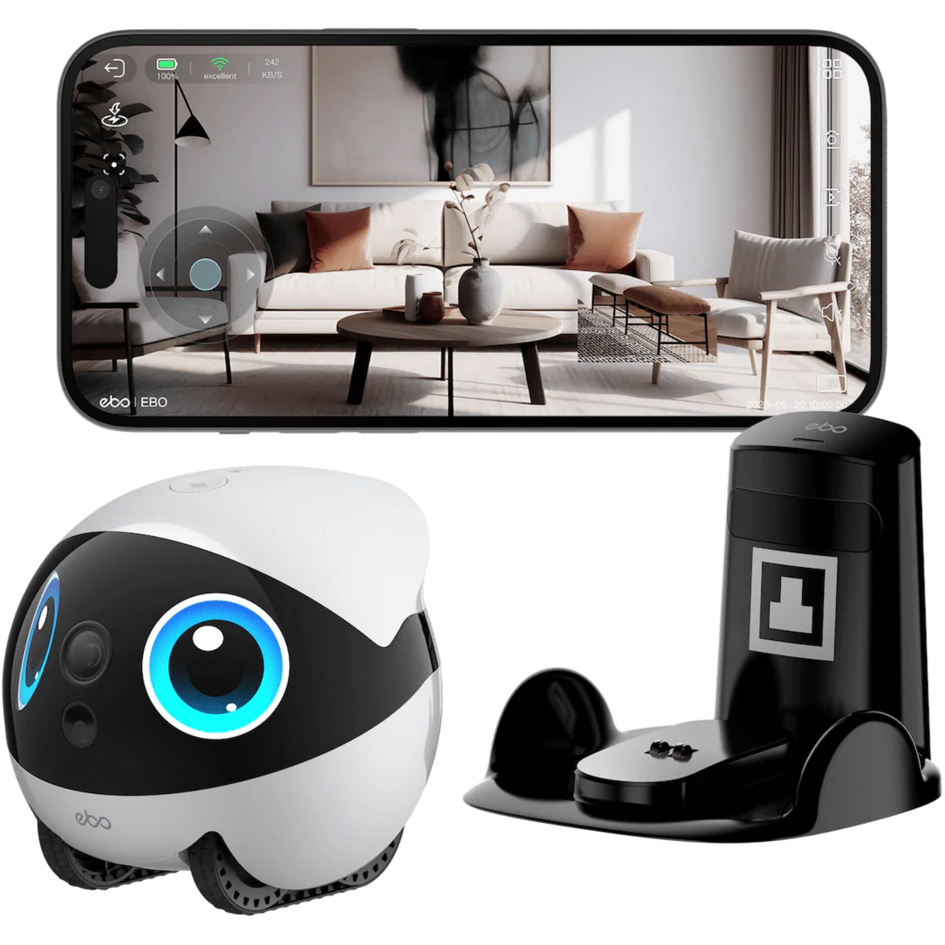 Robot Spielzeug, rollender Roboter, Kamera?, Heimüberwachung?, intelligentes Gerät