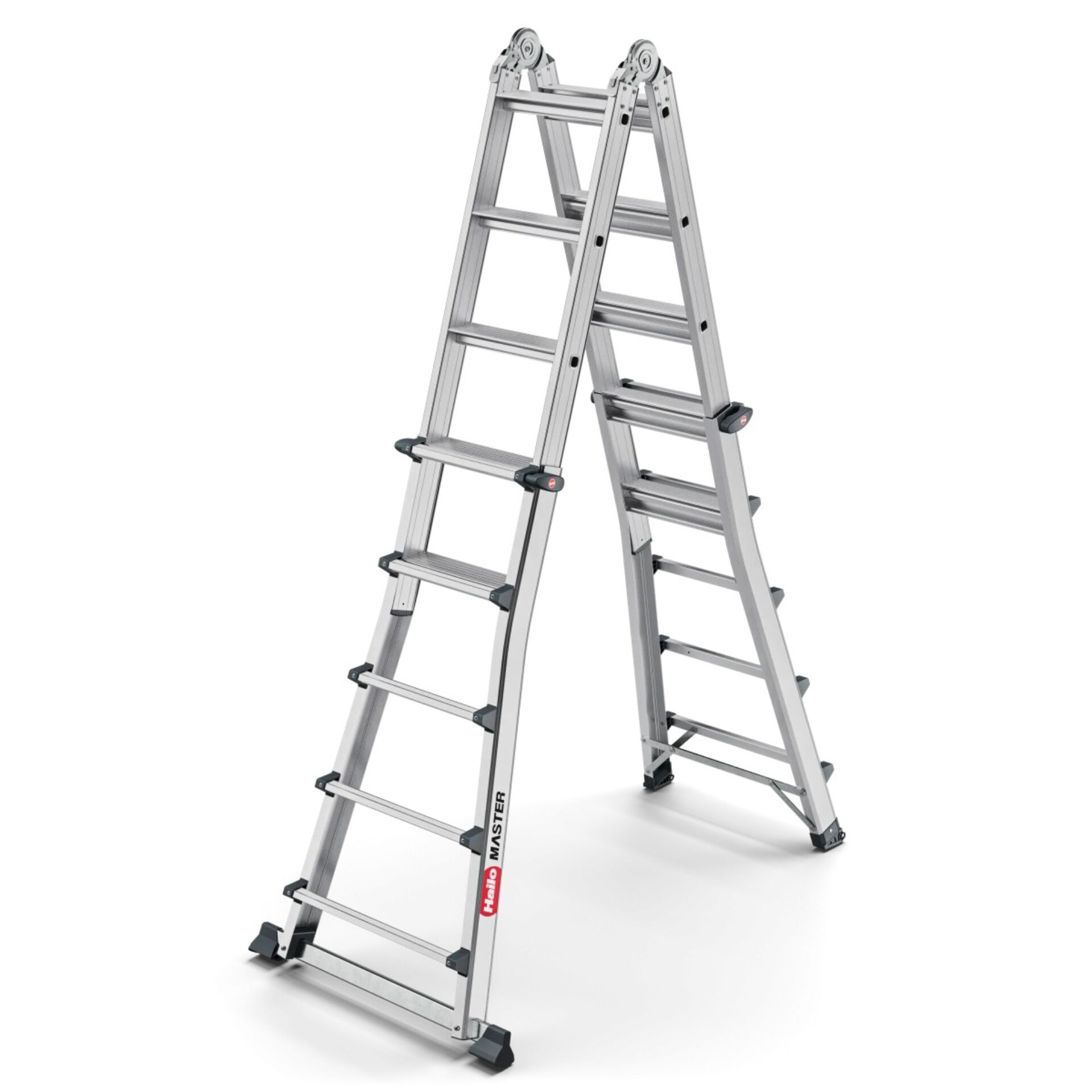 Leiter, Stehleiter, Aluminium, Mehrzweckleiter, rollenlose Leiter