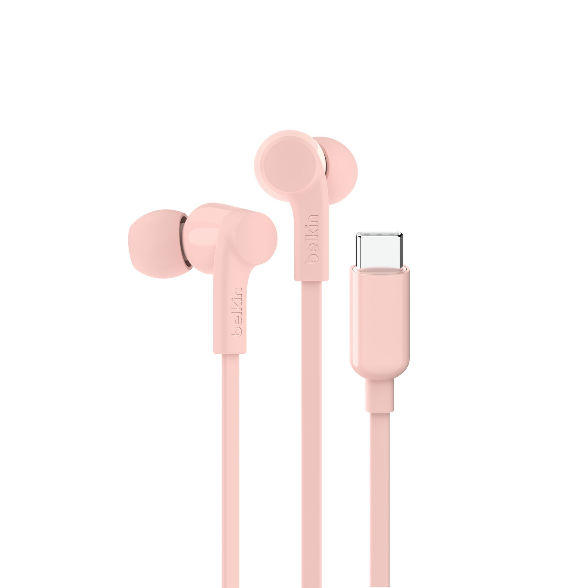 Belkin Rockstar InEar Headphones  cabel, USB-C, pink G3H0002hqPKV2