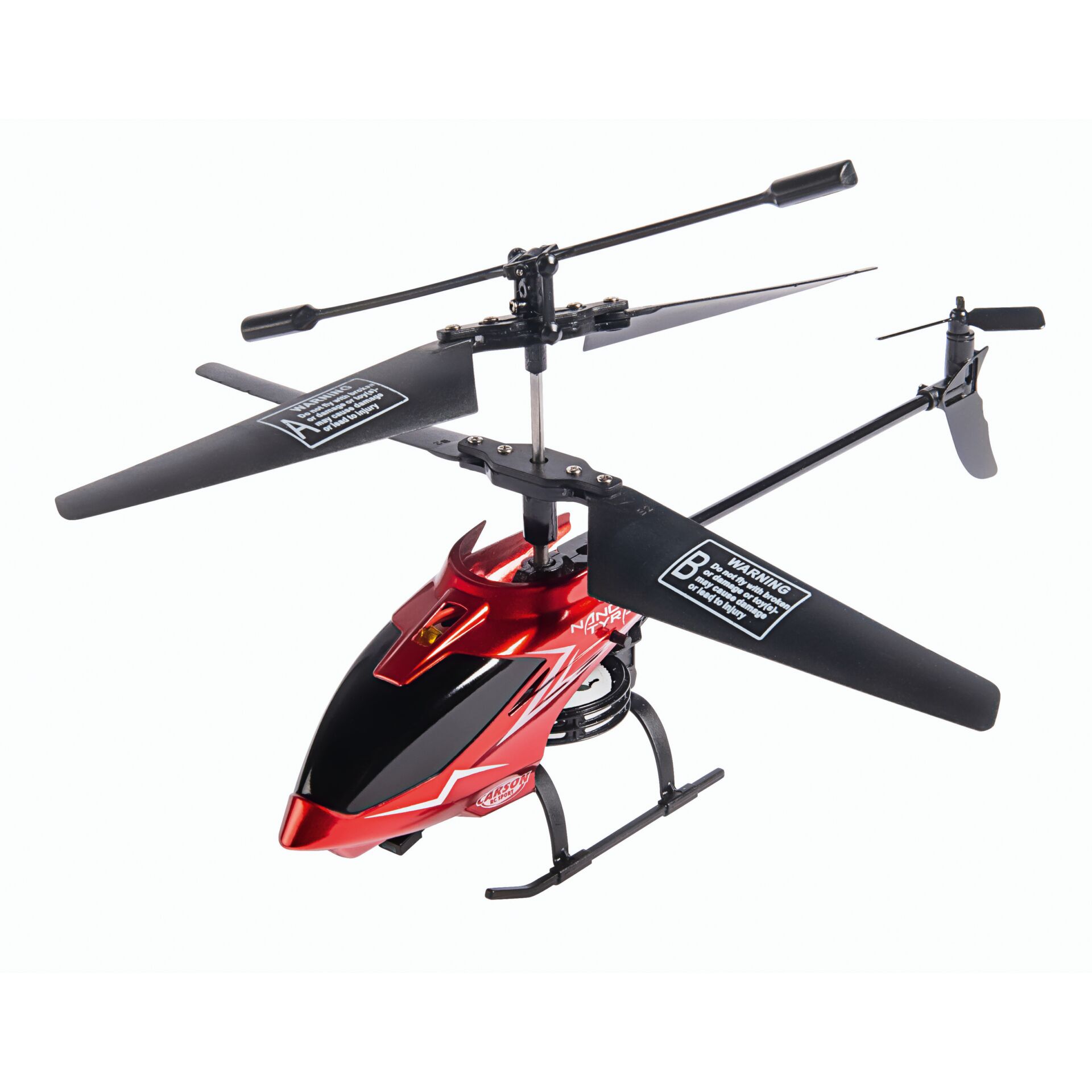 RC-Hubschrauber, Helikopter, roter Helikopter, Hauptrotor, Heckrotor
