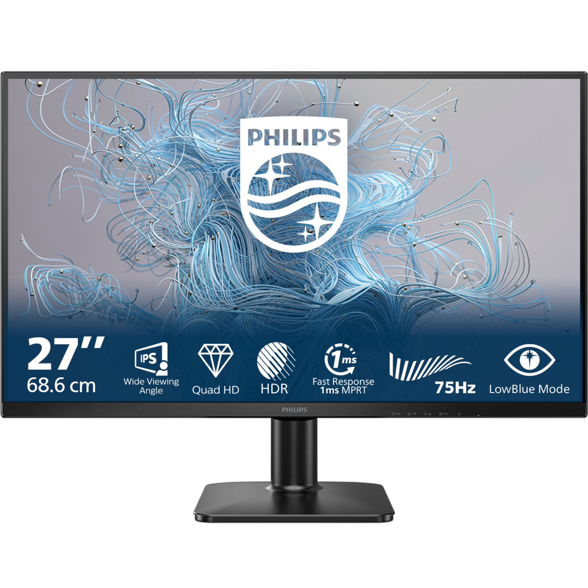 27 Zoll, Monitor, LED, Philips, Ständer