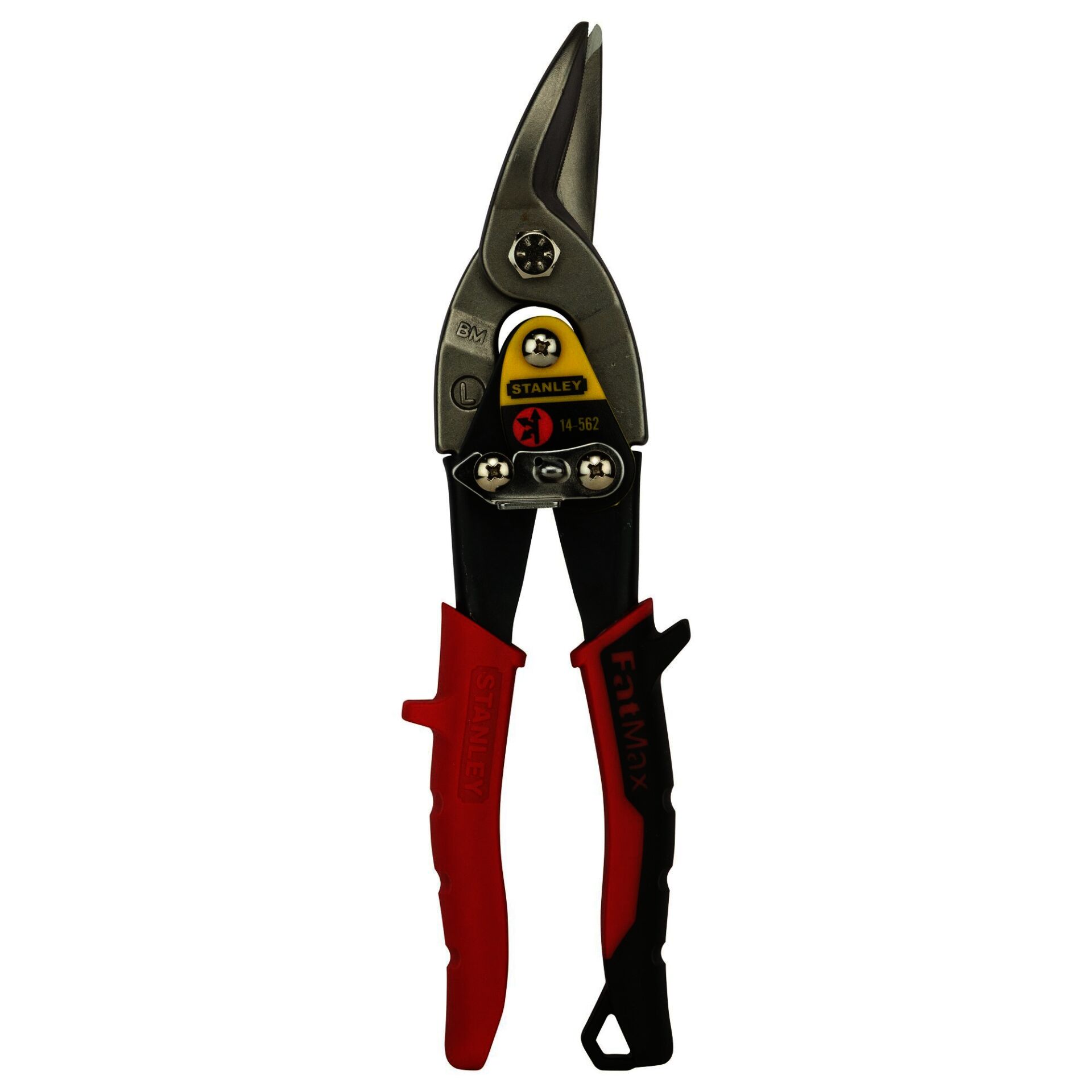 Zange, Seitenschneider, Flachwinkel, Stahl, rot-schwarz